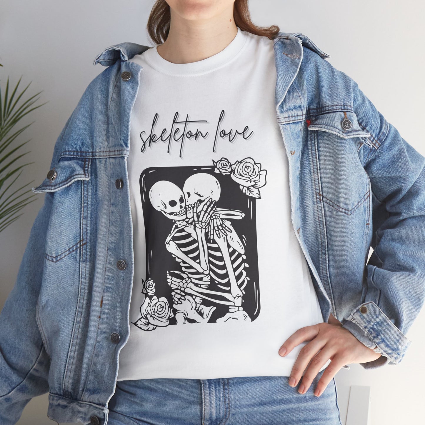 Skeleton Love Tshirt, Halloween Party Skeleton Shirt, Halloween Fall Gift, Funny Skeleton Tee, , Skeleton Funny Tshirt, Family Love Funny Tee