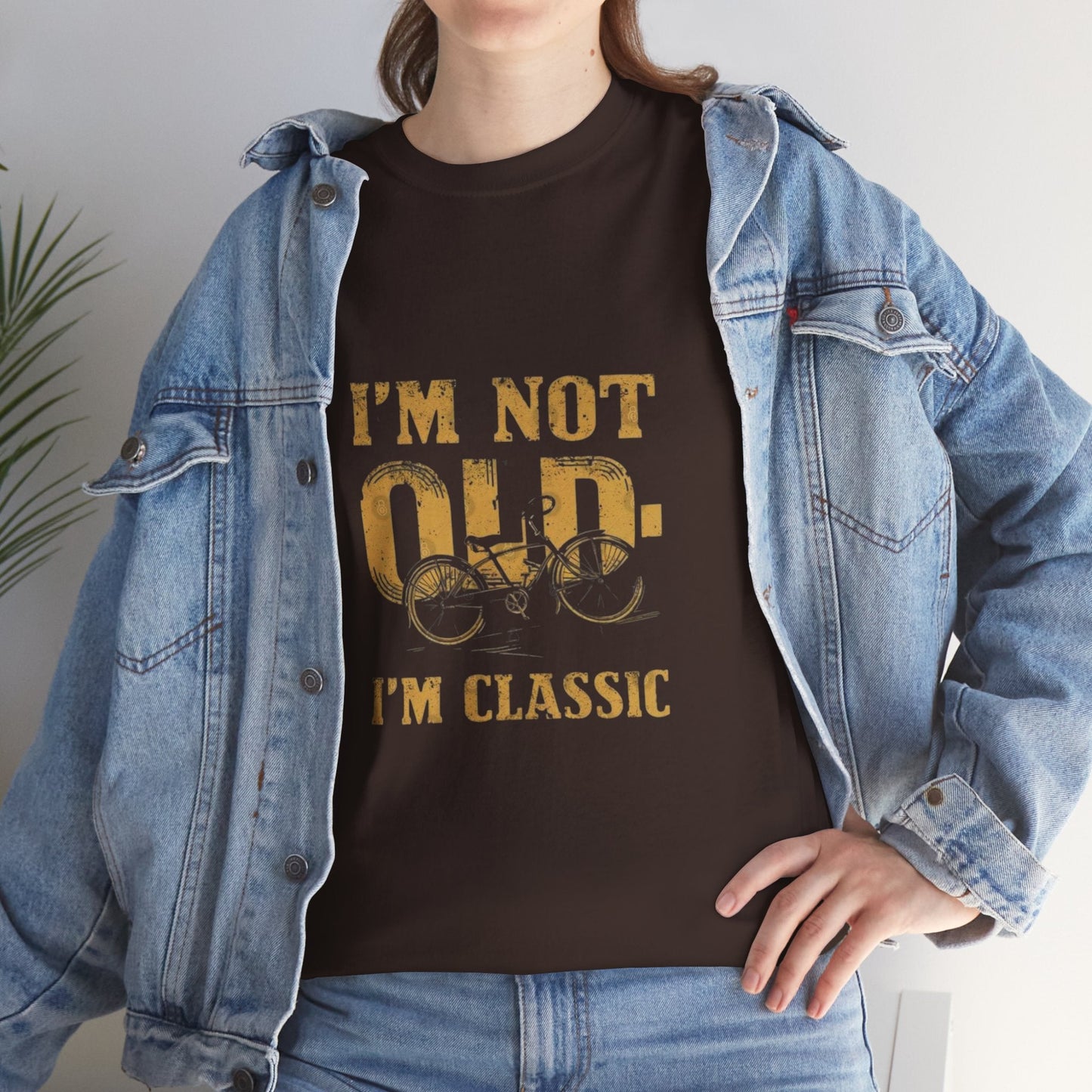 I'm Not Old, I'm Classic Unisex Heavy Cotton Tee, Funny Birthday Gift