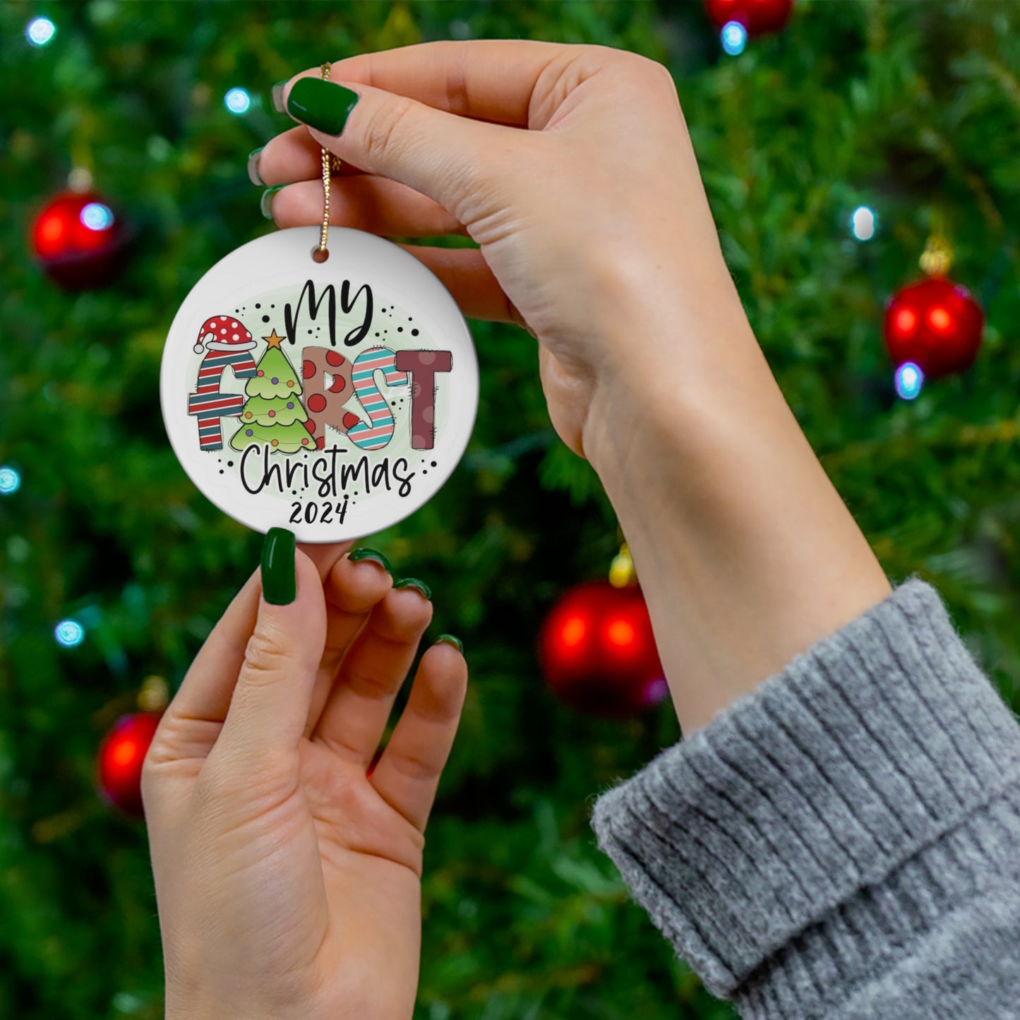 Babys First Christmas 2024 Ornament