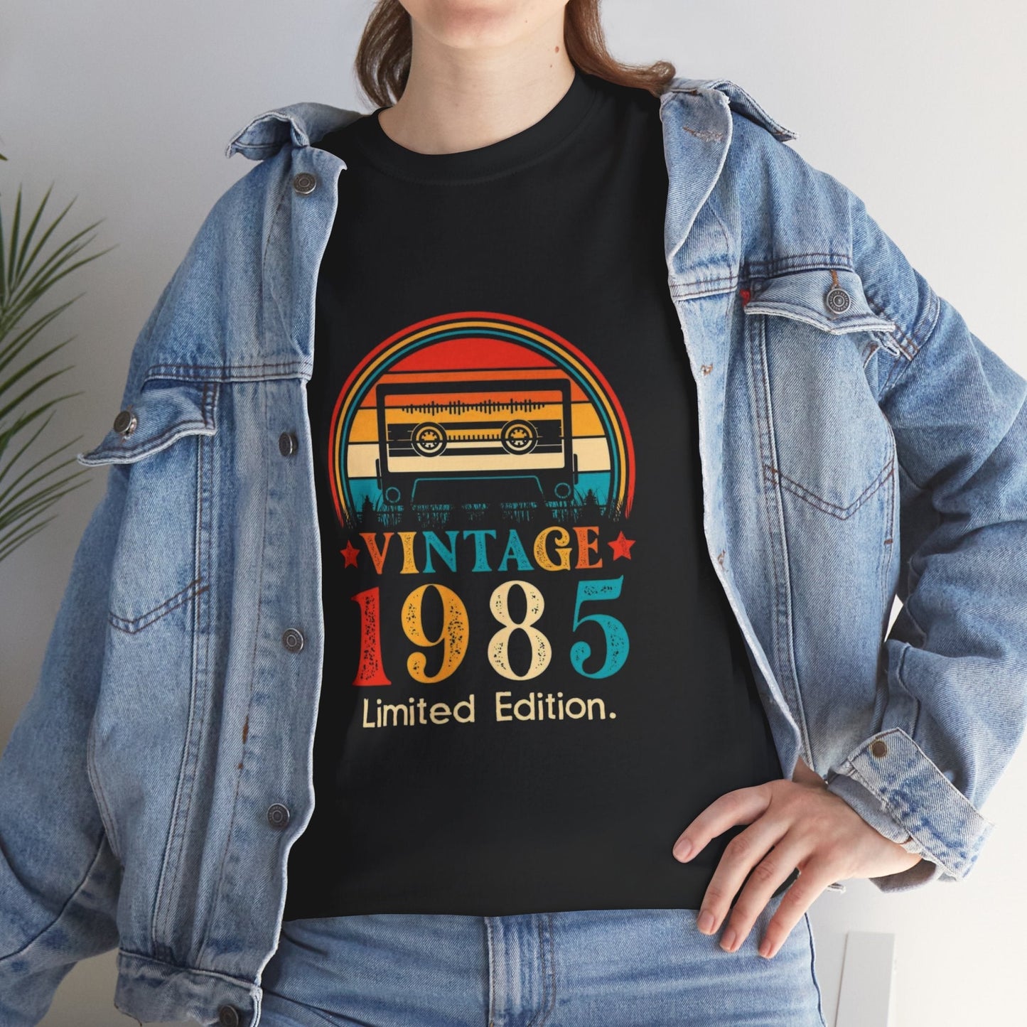 Vintage 1985 Limited Edition Tee Unisex Heavy Cotton Tee