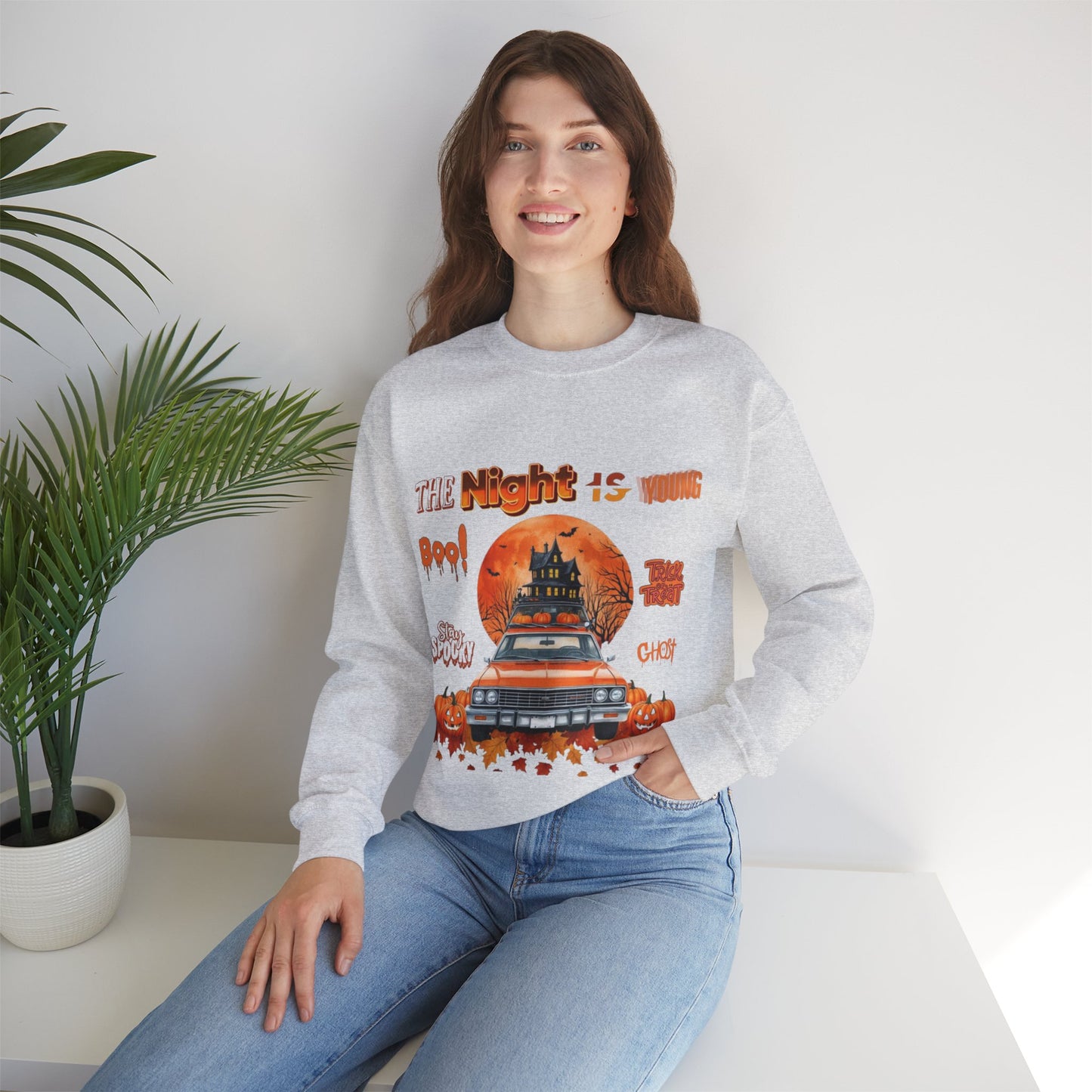 Halloweentown Sweatshirt, Retro Halloween Gift, Fall Sweatshirt, Pumpkin Shirt, Halloween Crewneck, Spooky Season, Vintage Halloween Hoodie