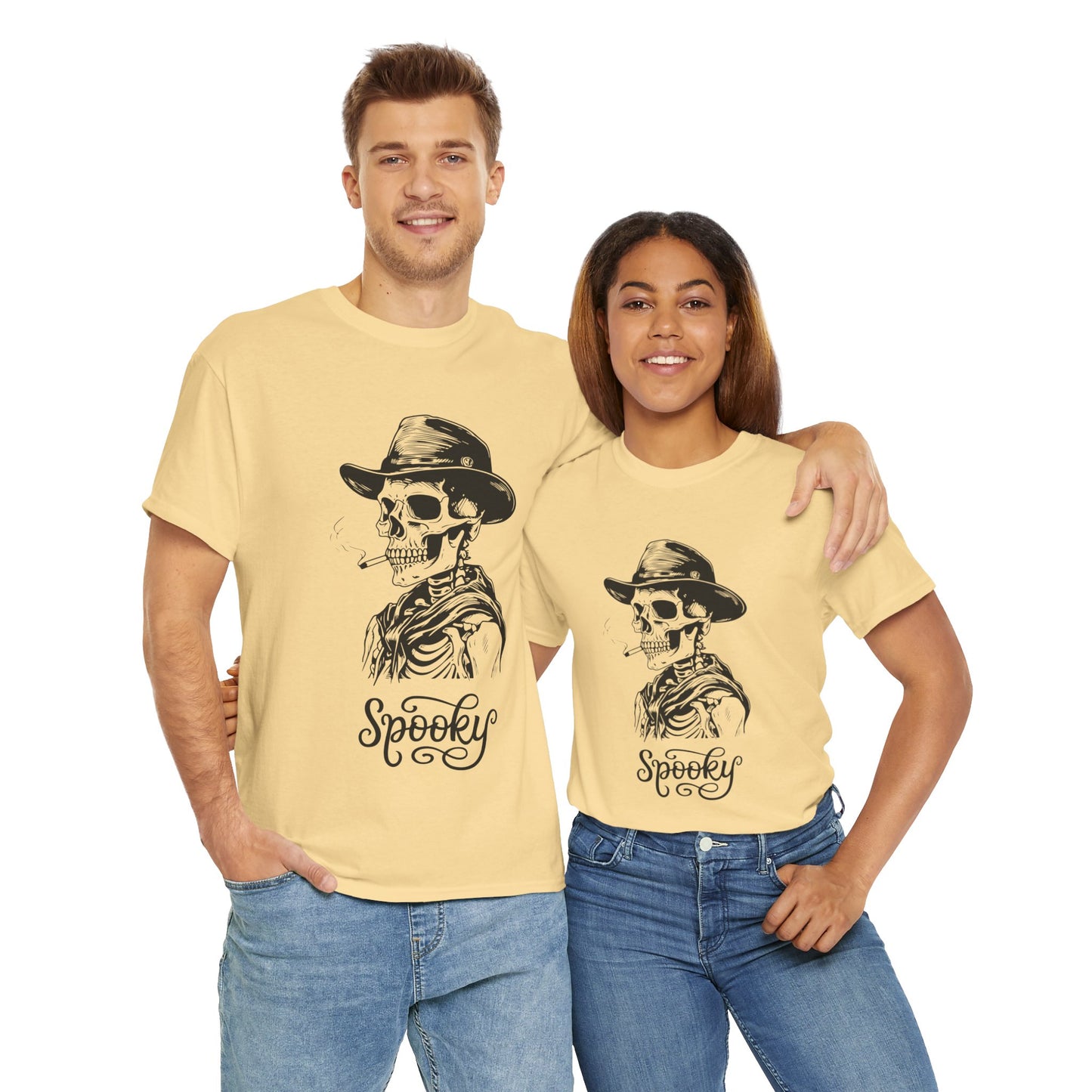 Spooky Season, Skeleton Shirt, Cool Skeleton Smoking Cigarette T-Shirt, Pumpkins Halloween T-Shirt, Spooky Skeleton Design, Halloween Party Shirt, Trendy Fall Tee