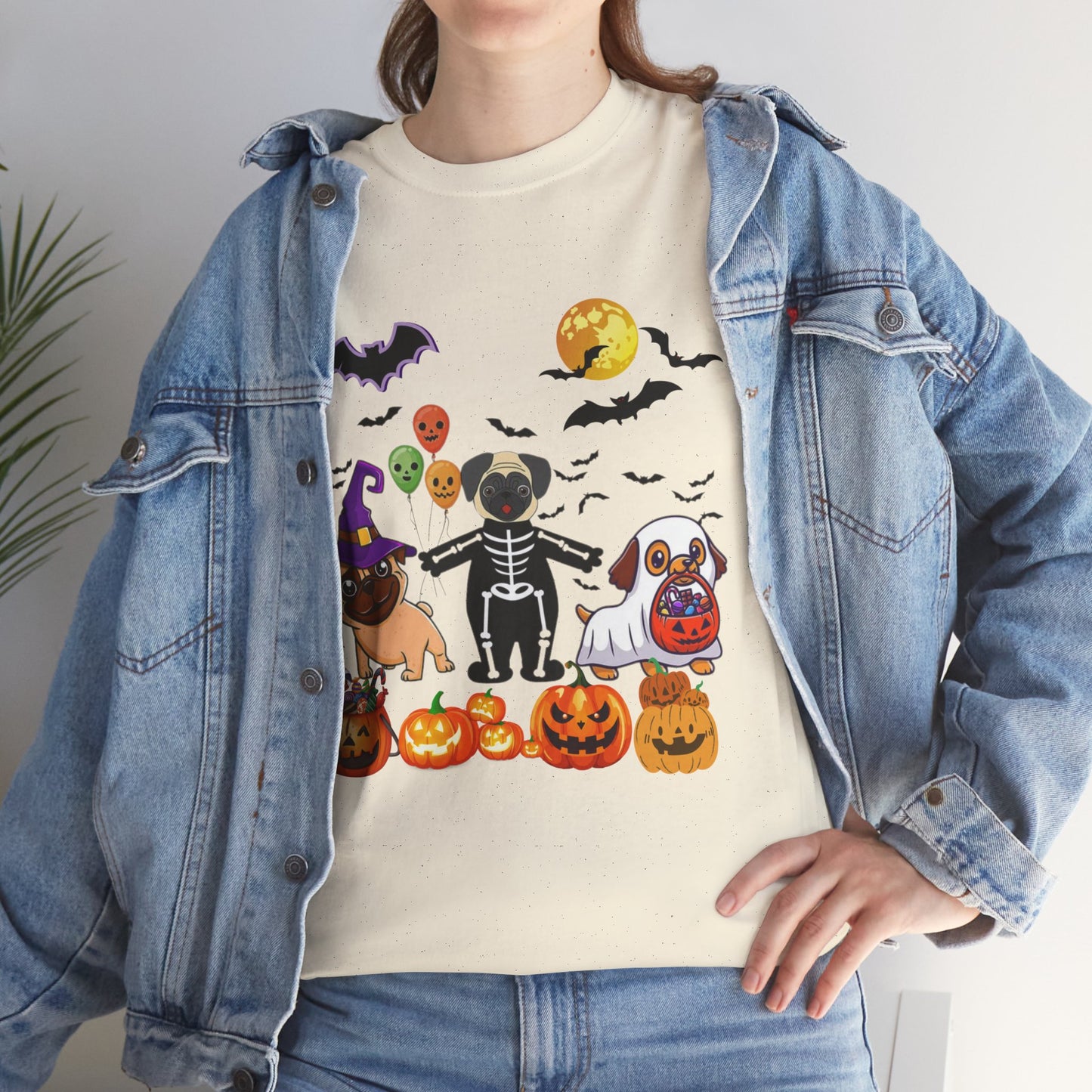 Spooky Season Ghost Dogs Halloween Pumpkin Tshirt, Halloween Dog T-Shirt, Ghost Dog Tee, Pumpkin Shirt, Cute Dogs Tees, Animal Lovers Gift