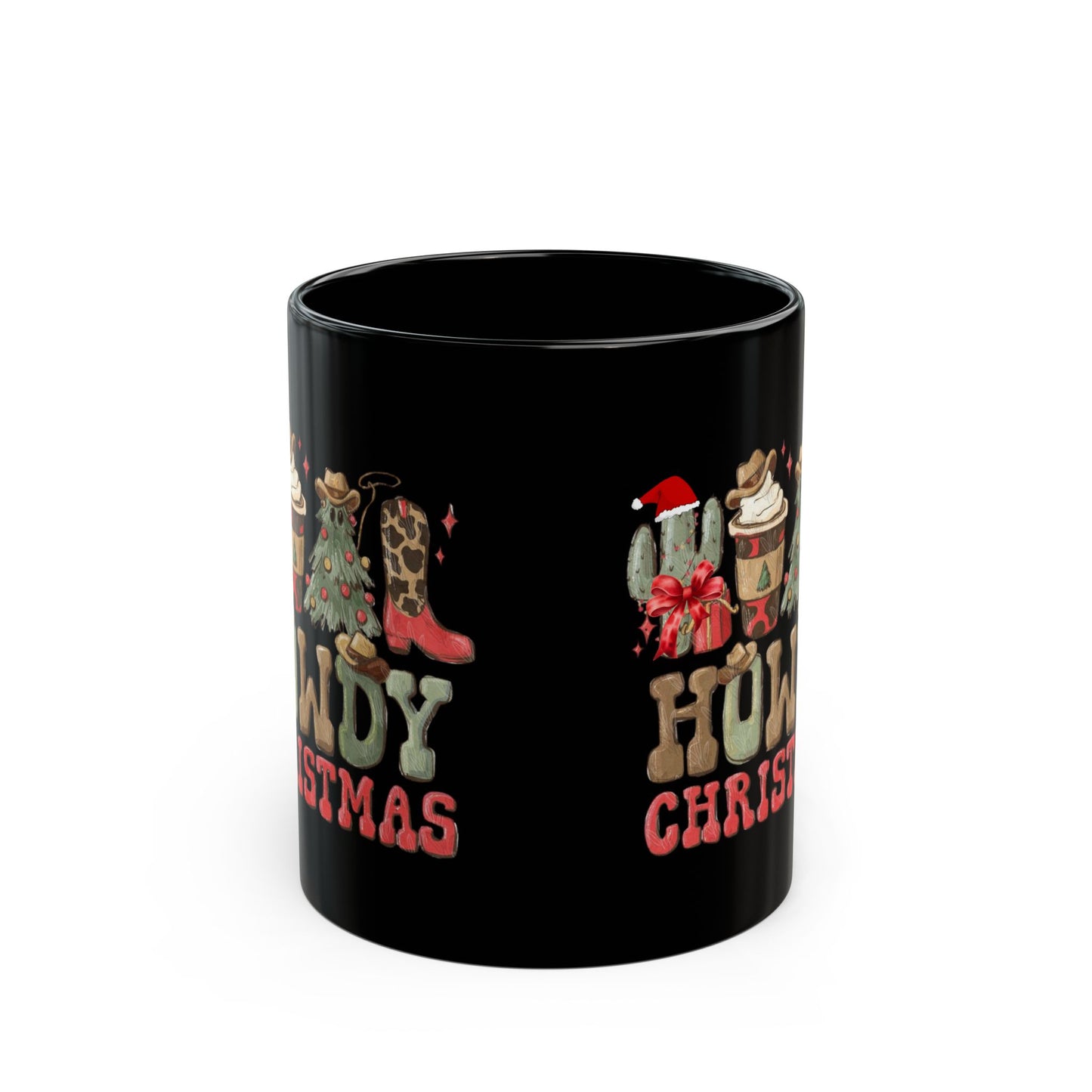 Howdy Christmas Mugs