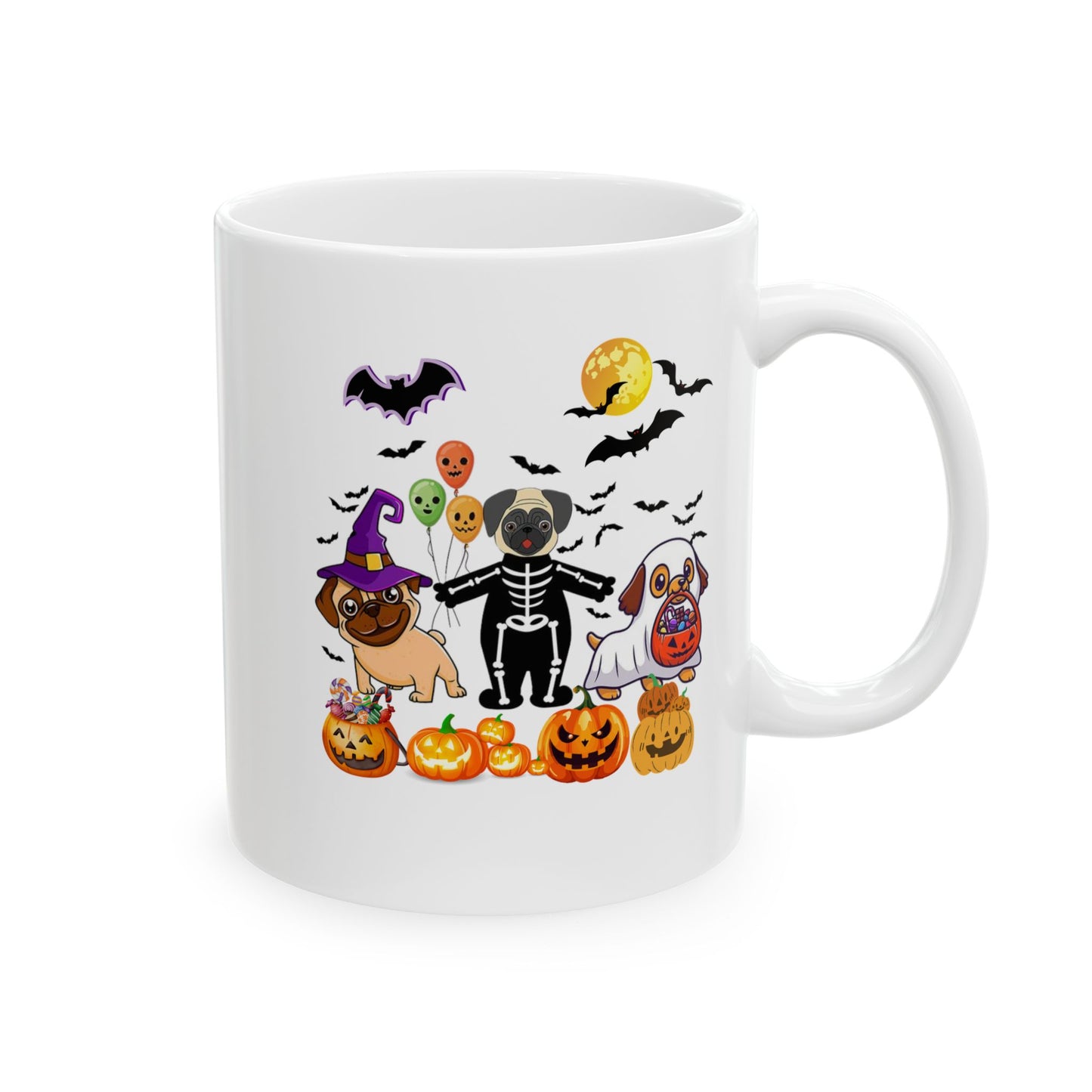 Spooky Season Ghost Dogs Halloween Pumpkin Mugs, Halloween Dog Mugs, Ghost Dog Tee, Pumpkin Mugs, Cute Dogs Tees, Animal Lovers Gift