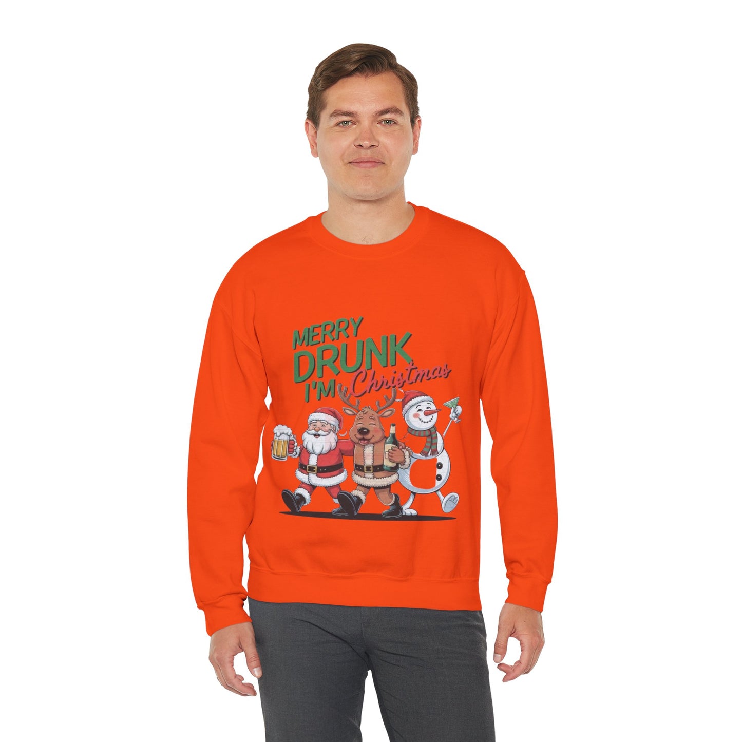 Merry Drunk I'm Christmas Sweatshirt