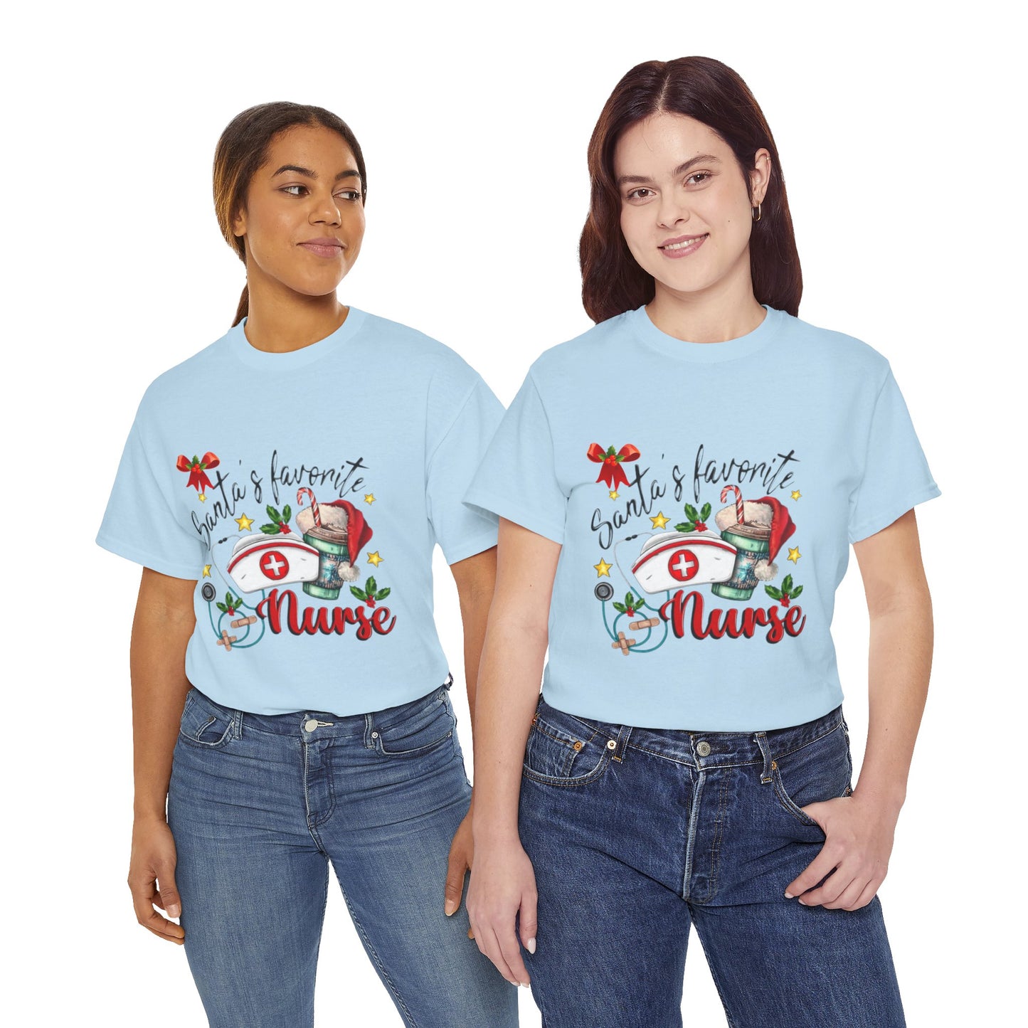 Santa's Favorite Nurse Shirt