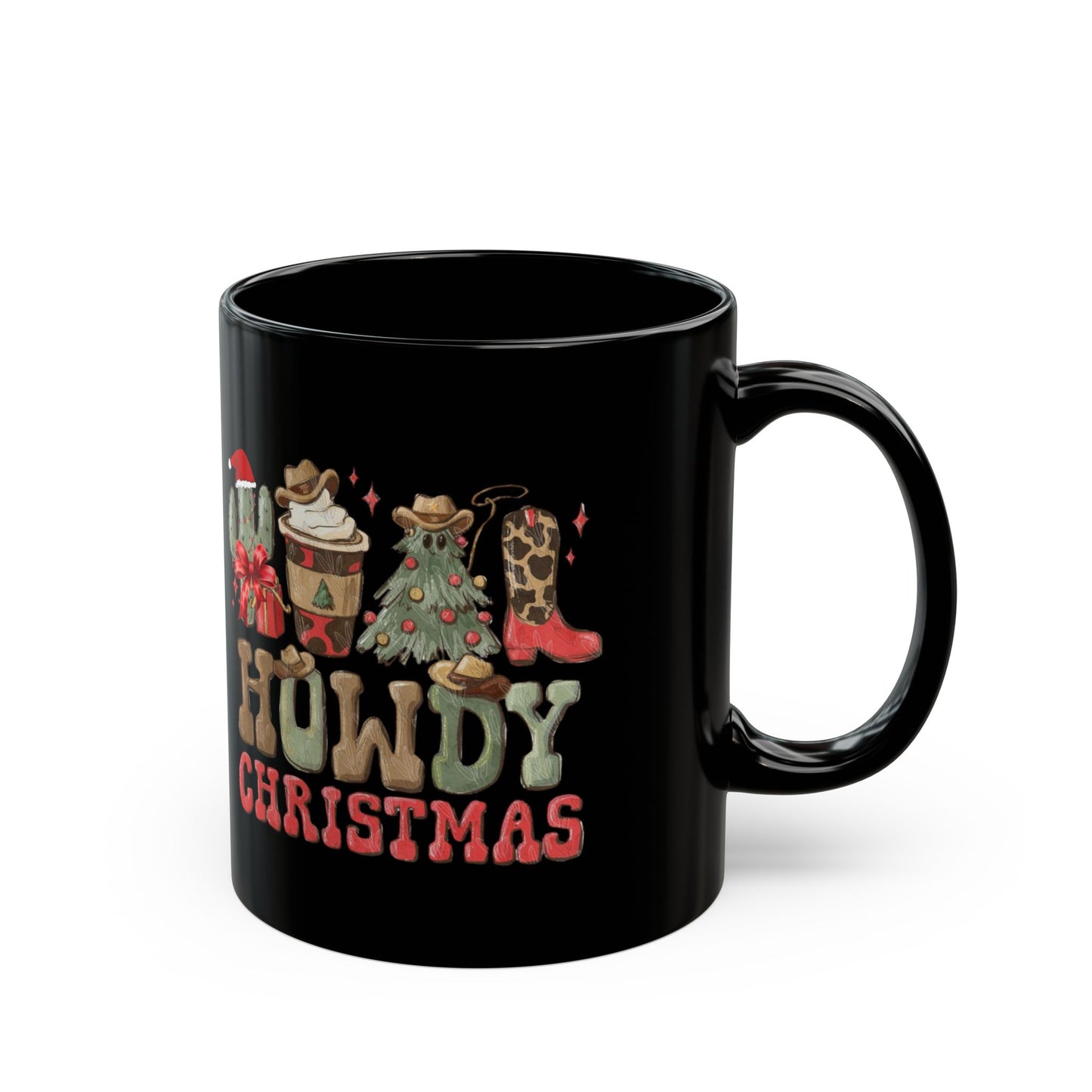 Howdy Christmas Mugs