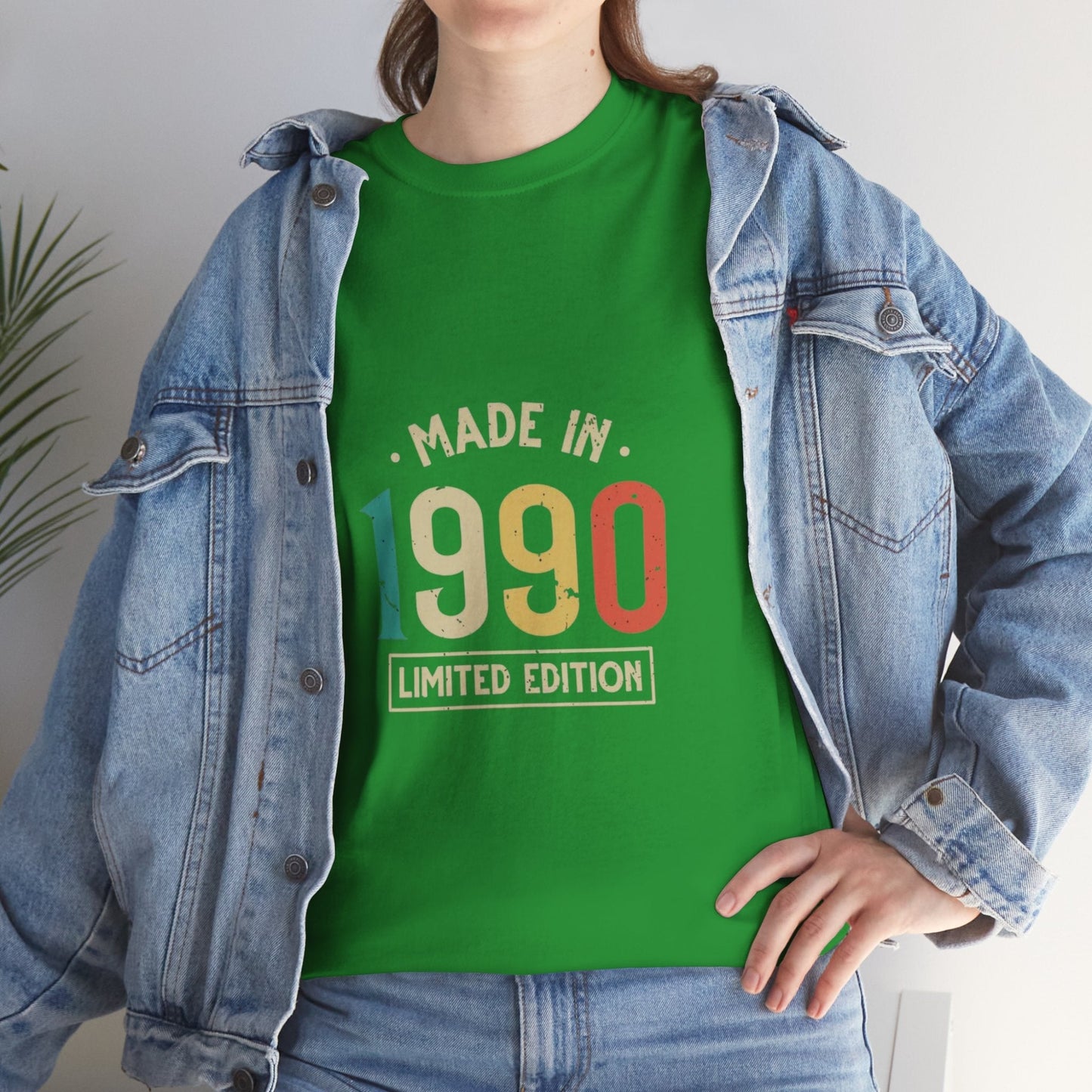 1990 Limited Edition Tee Unisex Heavy Cotton  - Retro Vintage Style