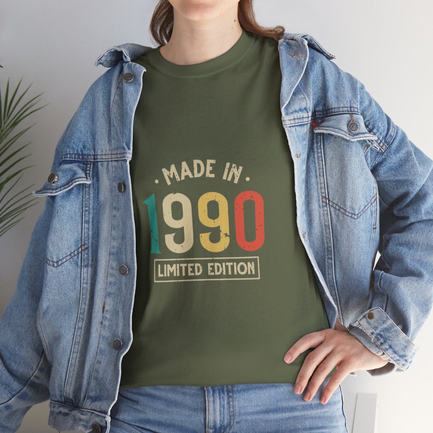 1990 Limited Edition Tee Unisex Heavy Cotton  - Retro Vintage Style