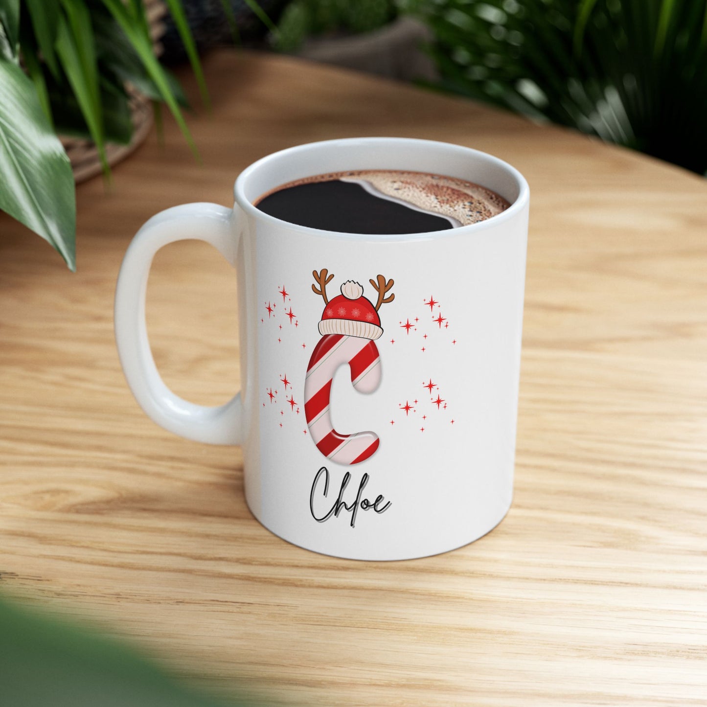 Family Christmas Name Mugs