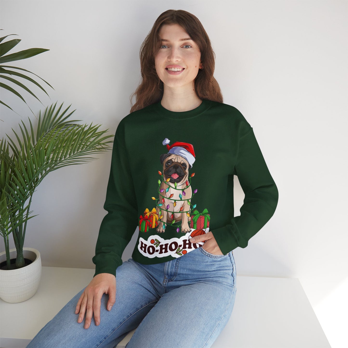 Cute Christmas Dog Sweatshirt