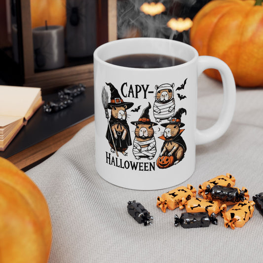 Halloween Capybara Mugs