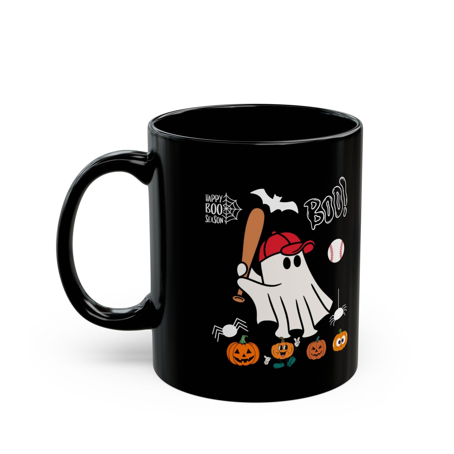 Baseball Ghost Halloween Mugs