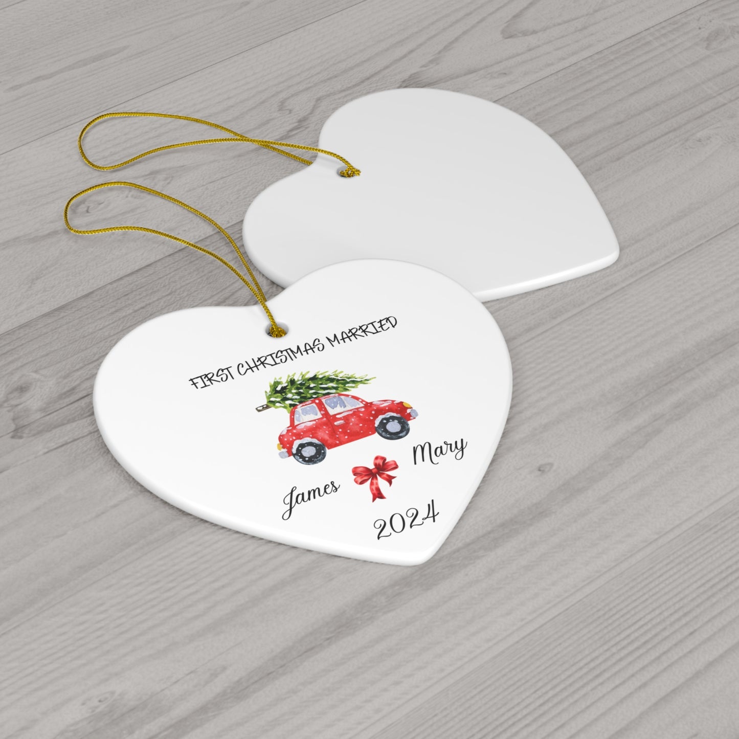 First Christmas Married Ornament