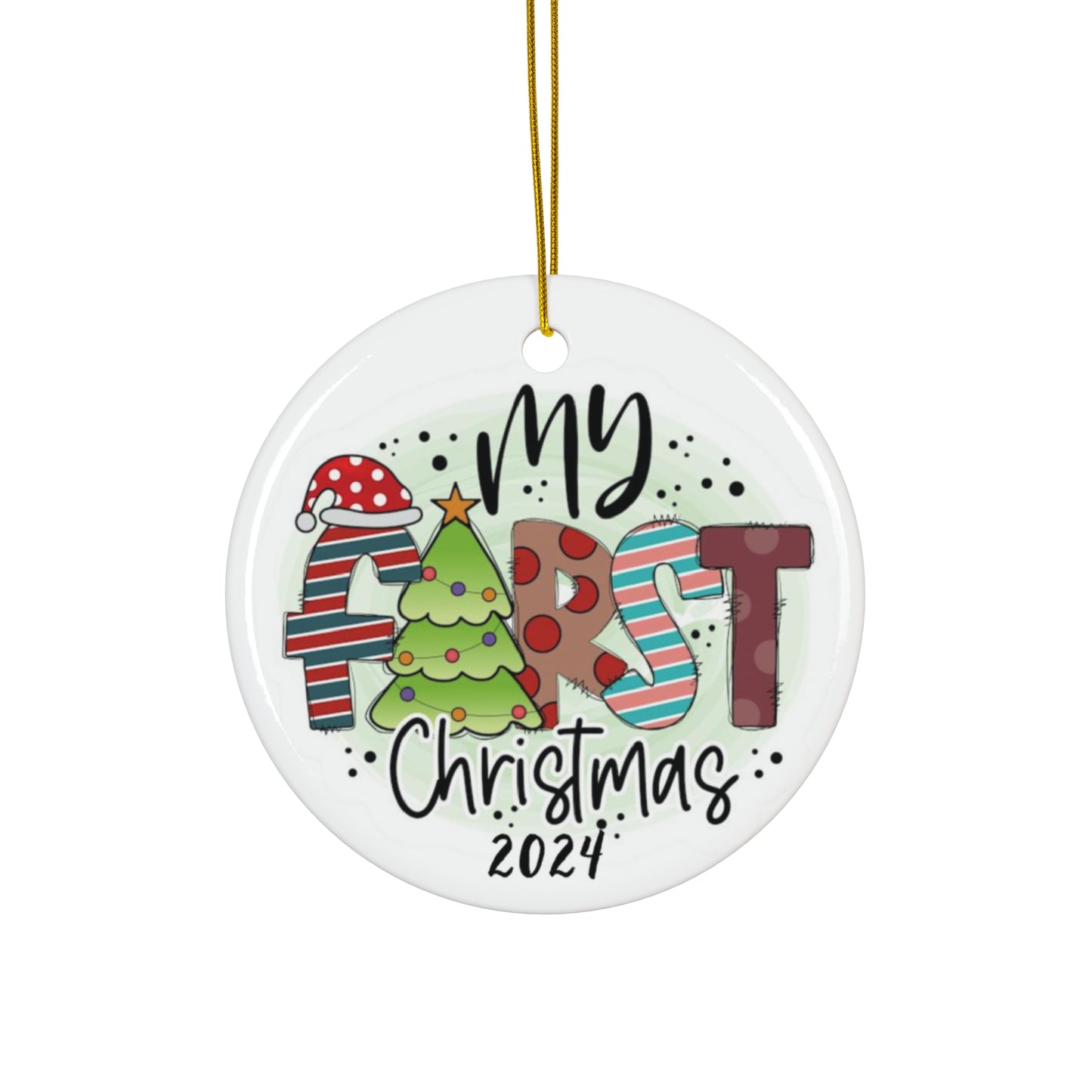 Babys First Christmas 2024 Ornament