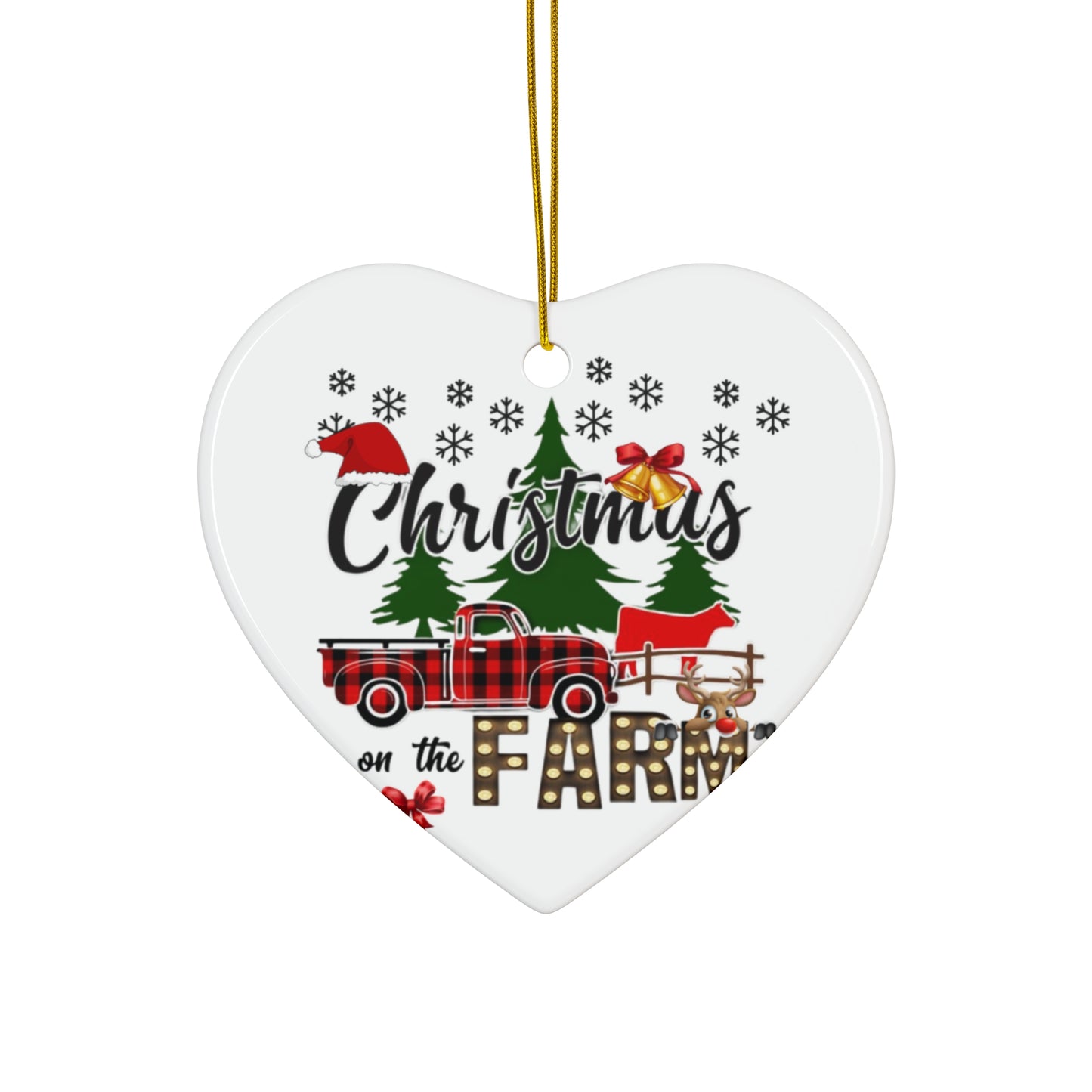 Christmas on the Farm Ornament