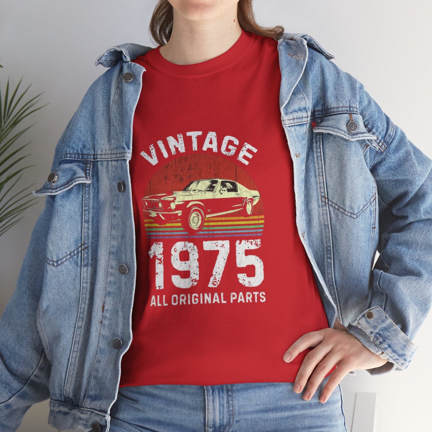 Vintage 1975 Graphic Unisex Heavy Cotton Tee