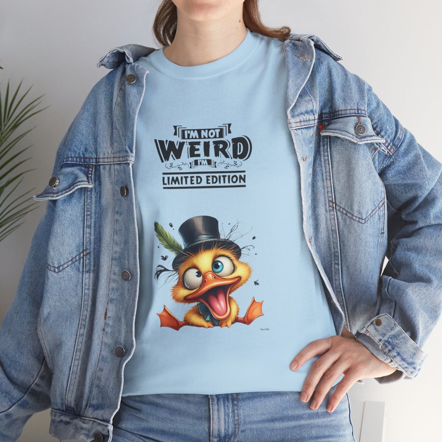 Limited Edition Unisex Heavy Cotton Tee - "I'm Not Weird" Graphic Tee
