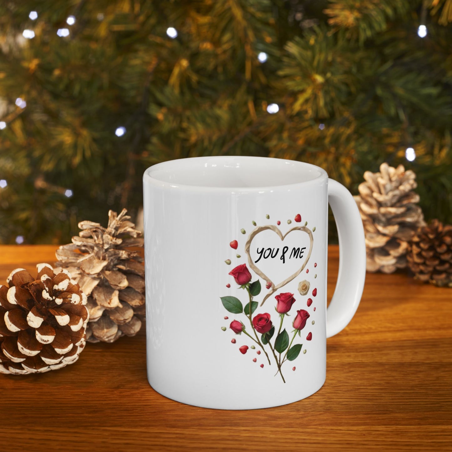 You And Me Love Mugs, Romantic Couples Love Gift