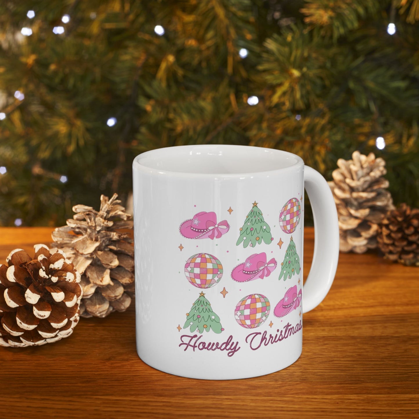 Howdy Christmas Mugs