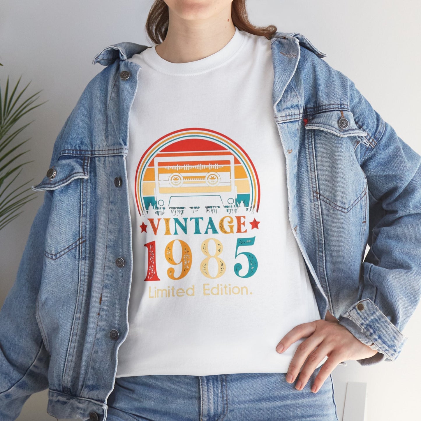 Vintage 1985 Limited Edition Tee Unisex Heavy Cotton Tee