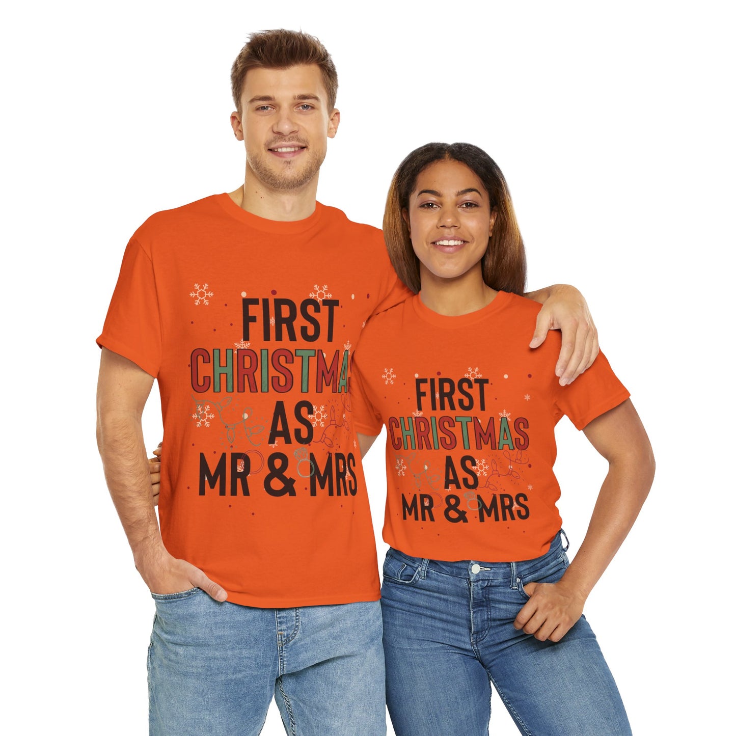 First Christmas As Mr and Mrs Christmas Shirt