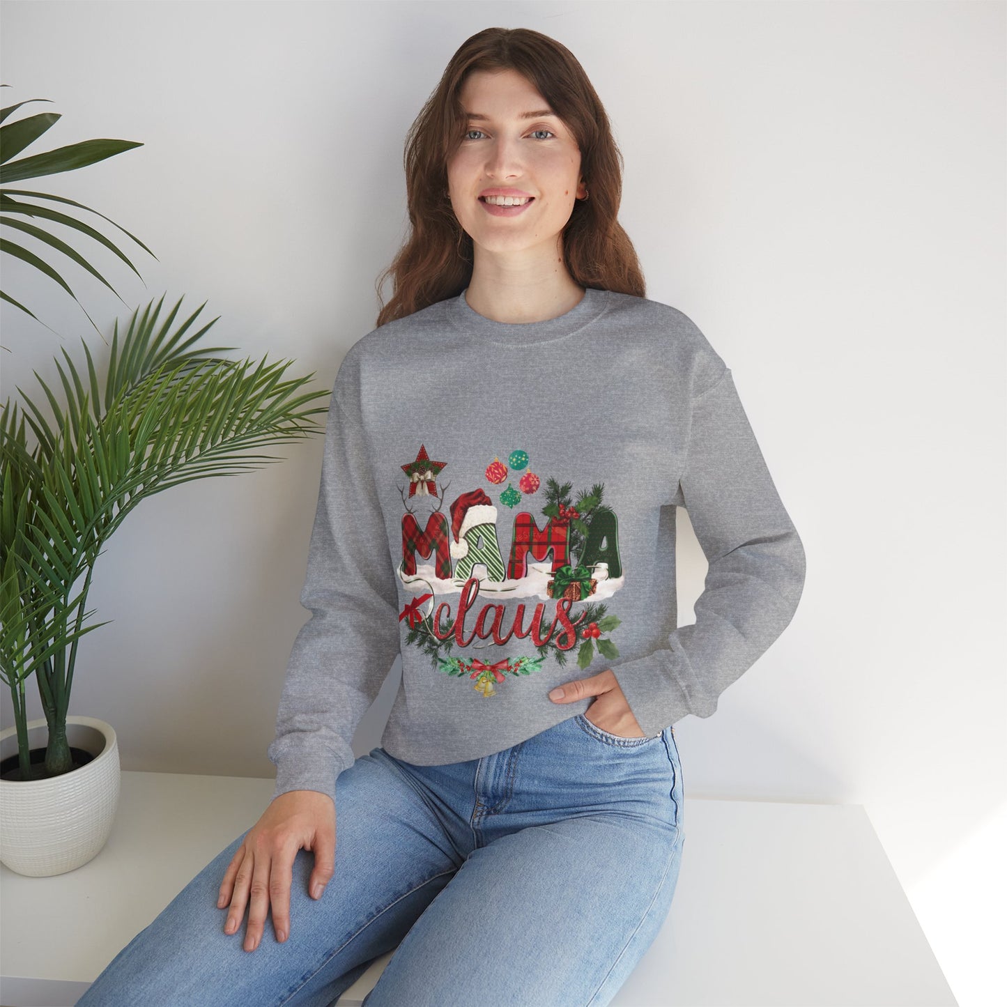 Mama Claus Sweatshirt, Gift For Mom