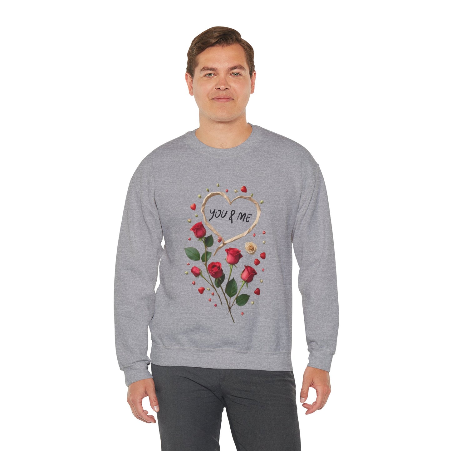 You And Me Love Sweatshirt, Romantic Couples Love Gift