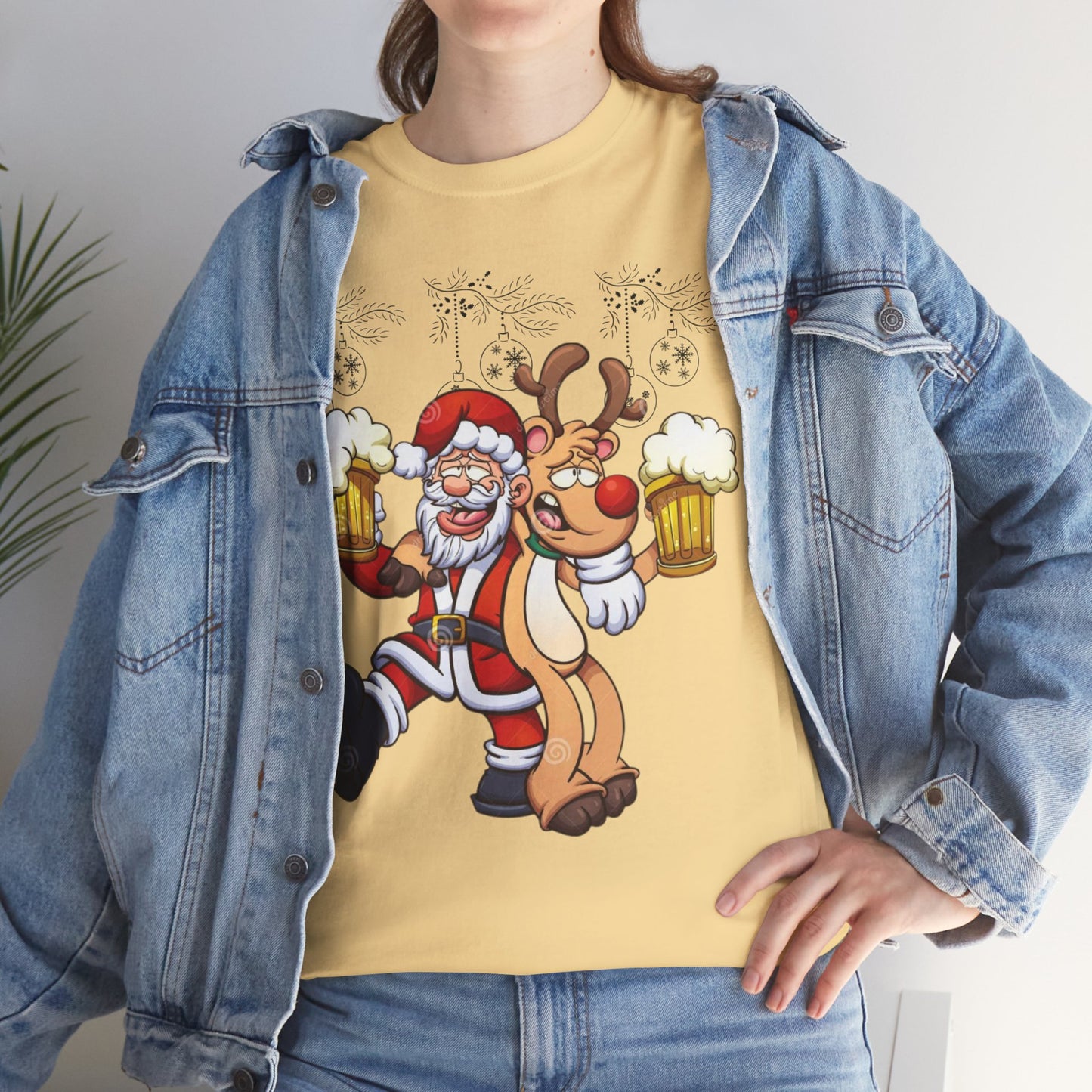 Funny Beer Santa Christmas Shirt