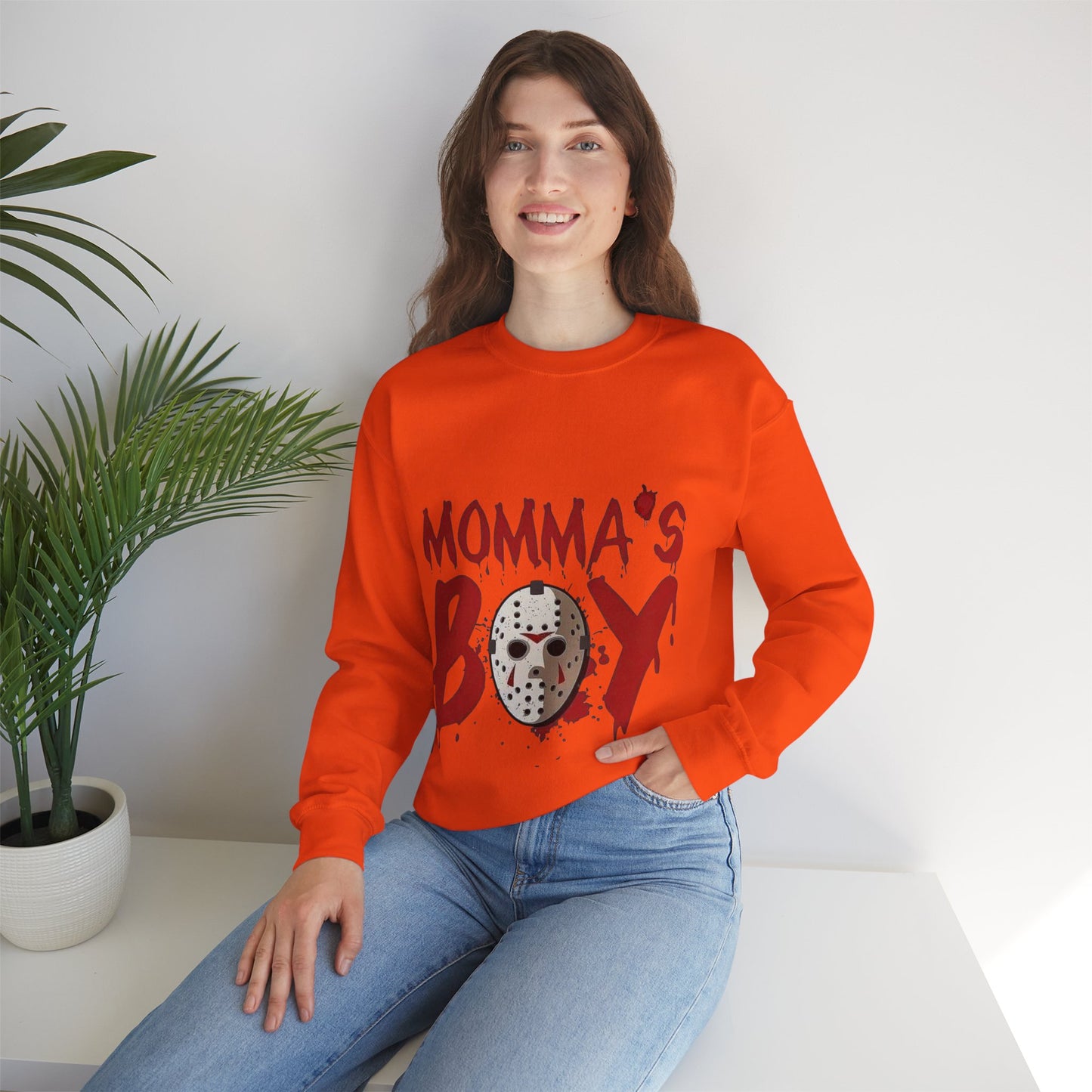 Momma's Boy Sweatshirt, Mama's Boy Gift, Boy Halloween design, Spooky Boy Halloween Sweatshirt, One Spooky Boy, Retro Halloween Boy Shirt