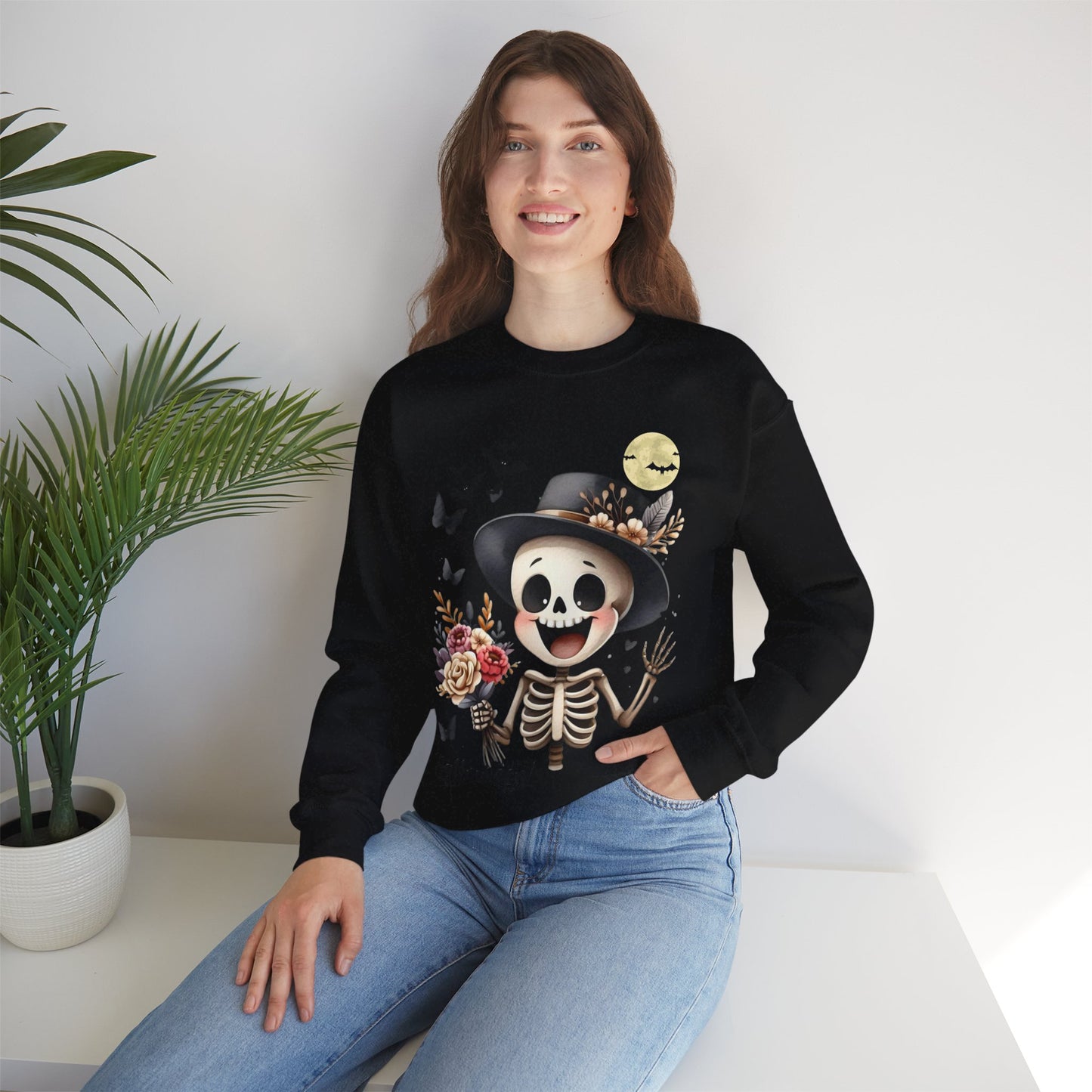 Funny Skeleton Kids Halloween Sweatshirt