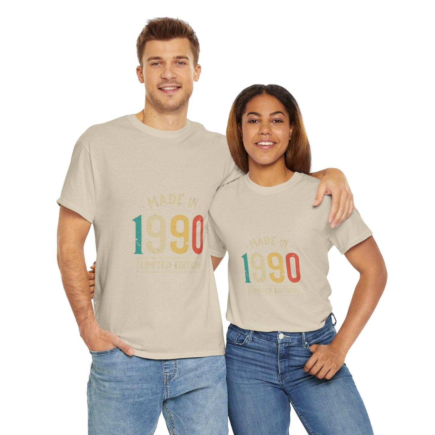 1990 Limited Edition Tee Unisex Heavy Cotton  - Retro Vintage Style