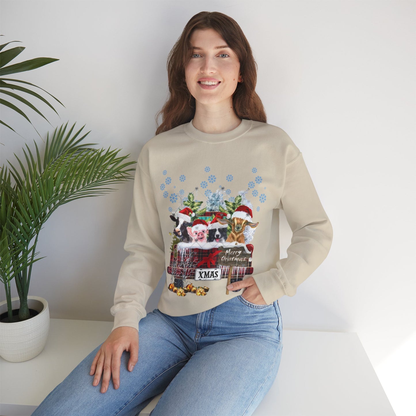 Funny Christmas Animals Sweatshirt