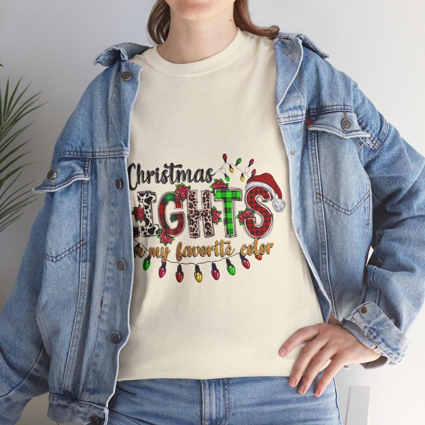 Christmas Lights Are My Favorite Color Shirts