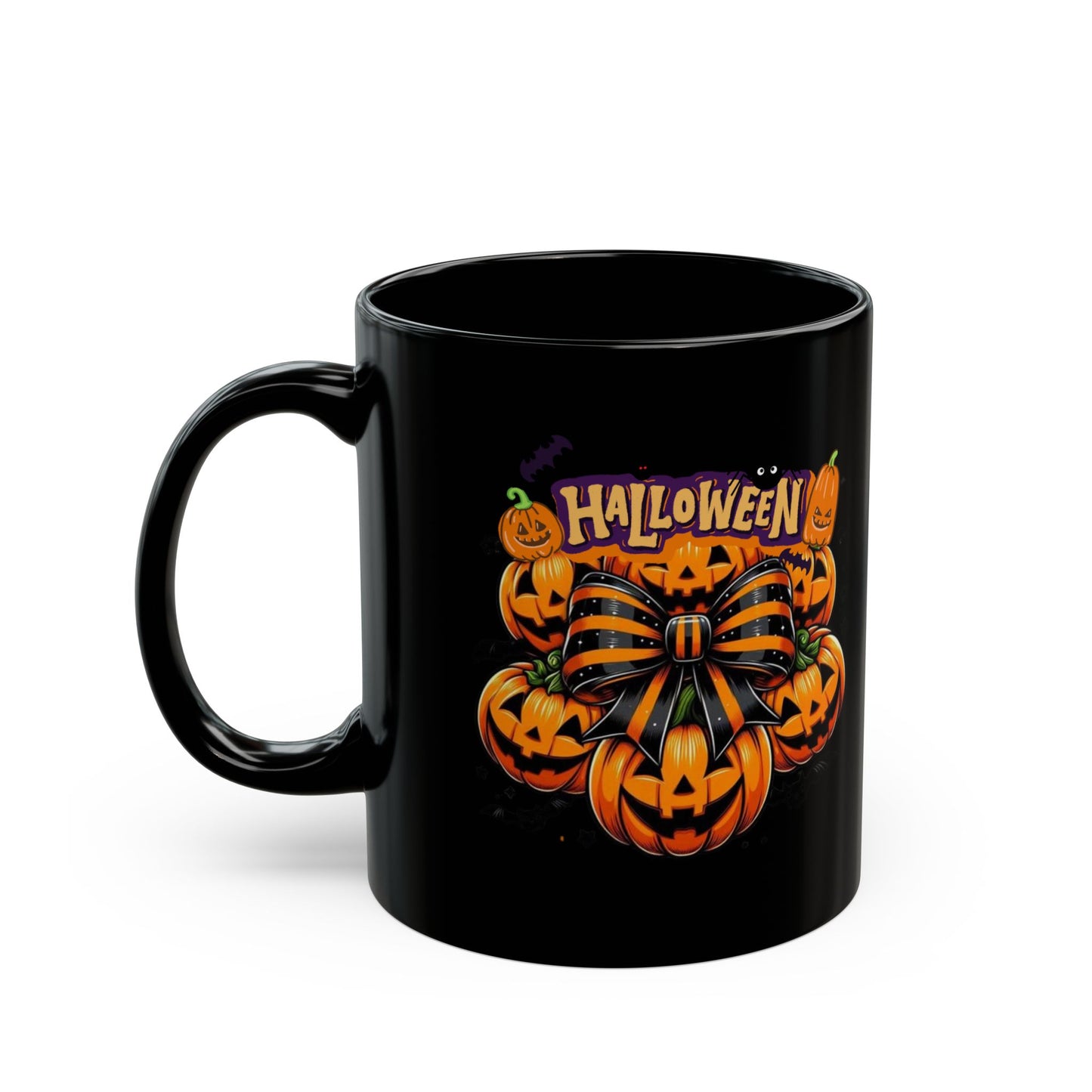 Halloween Mugs, Retro Halloween Pumpkin Mugs