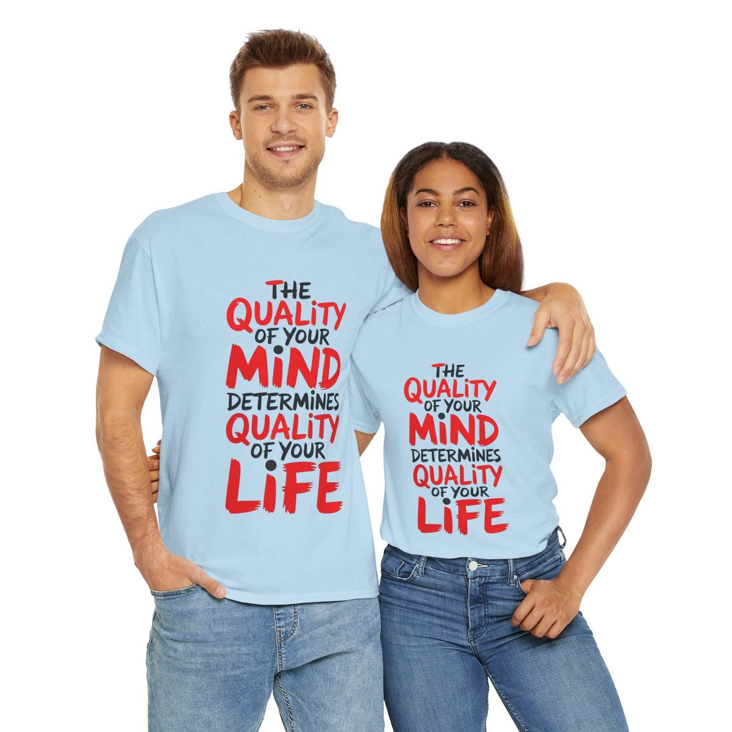 Inspiring Mind Quality Tee - Motivational Shirt, Unisex Cotton T-Shirt, Gift for Friends
