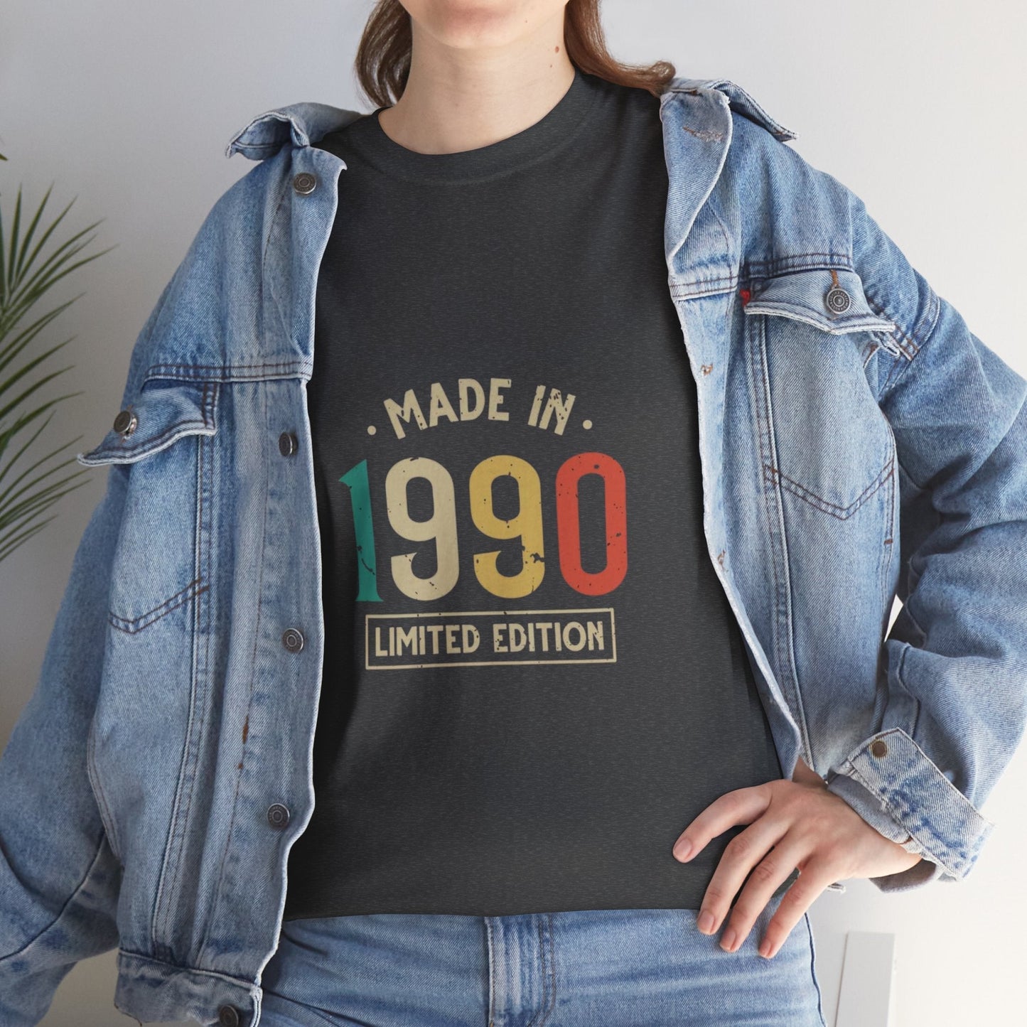 1990 Limited Edition Tee Unisex Heavy Cotton  - Retro Vintage Style