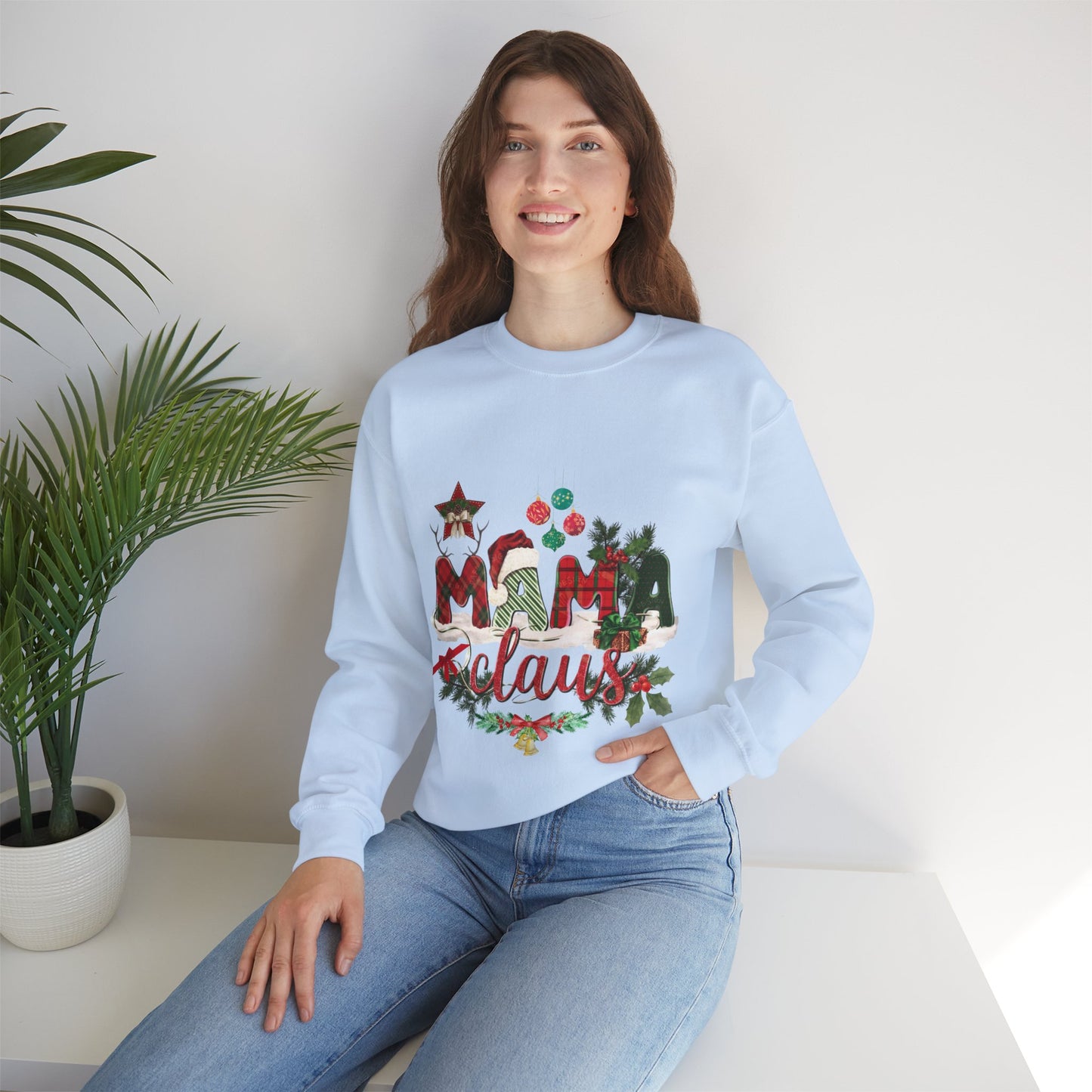 Mama Claus Sweatshirt, Gift For Mom