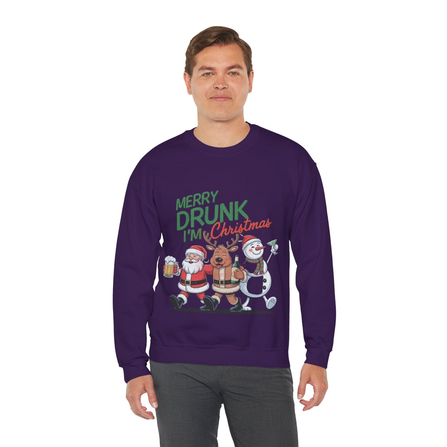 Merry Drunk I'm Christmas Sweatshirt