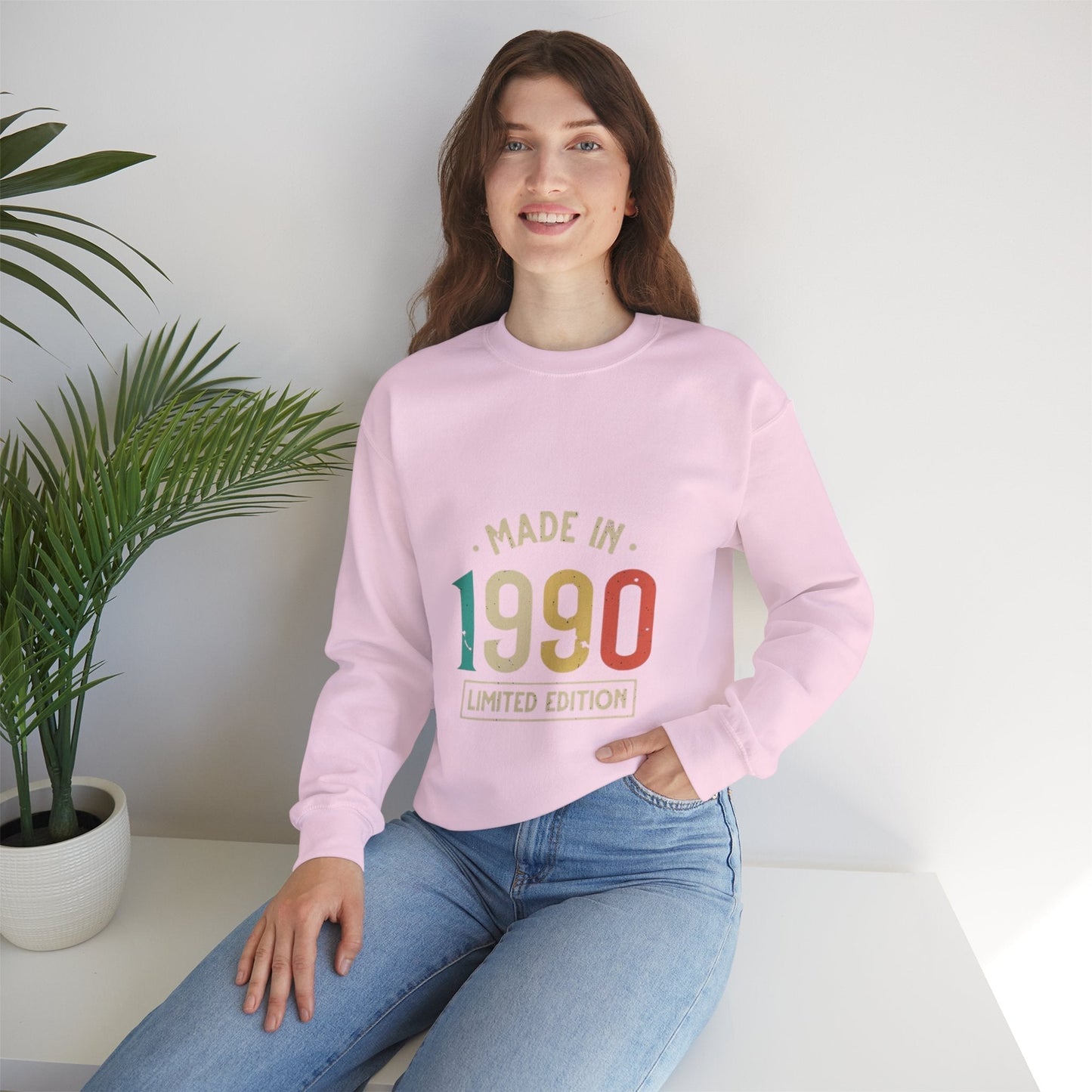 1990 Limited Edition Sweatshirt Unisex Crewneck, Retro Gift