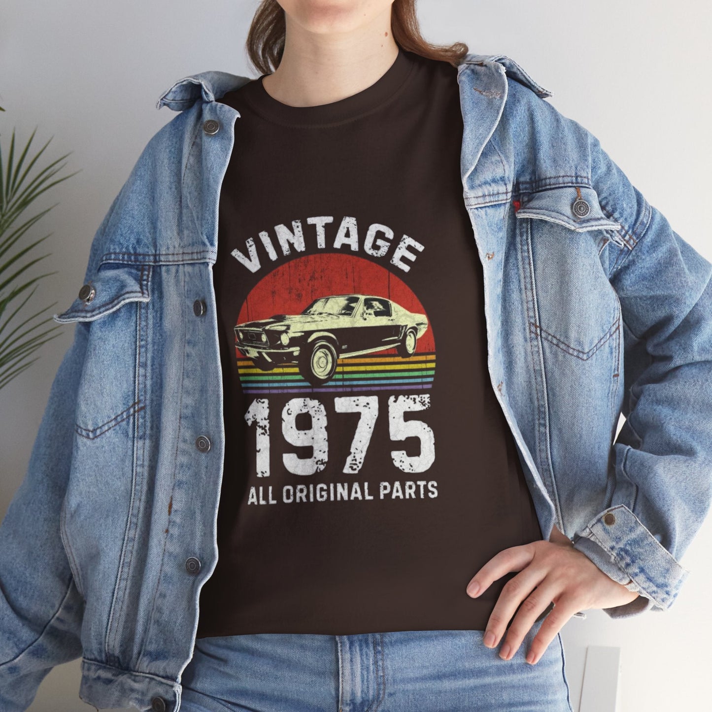 Vintage 1975 Graphic Unisex Heavy Cotton Tee