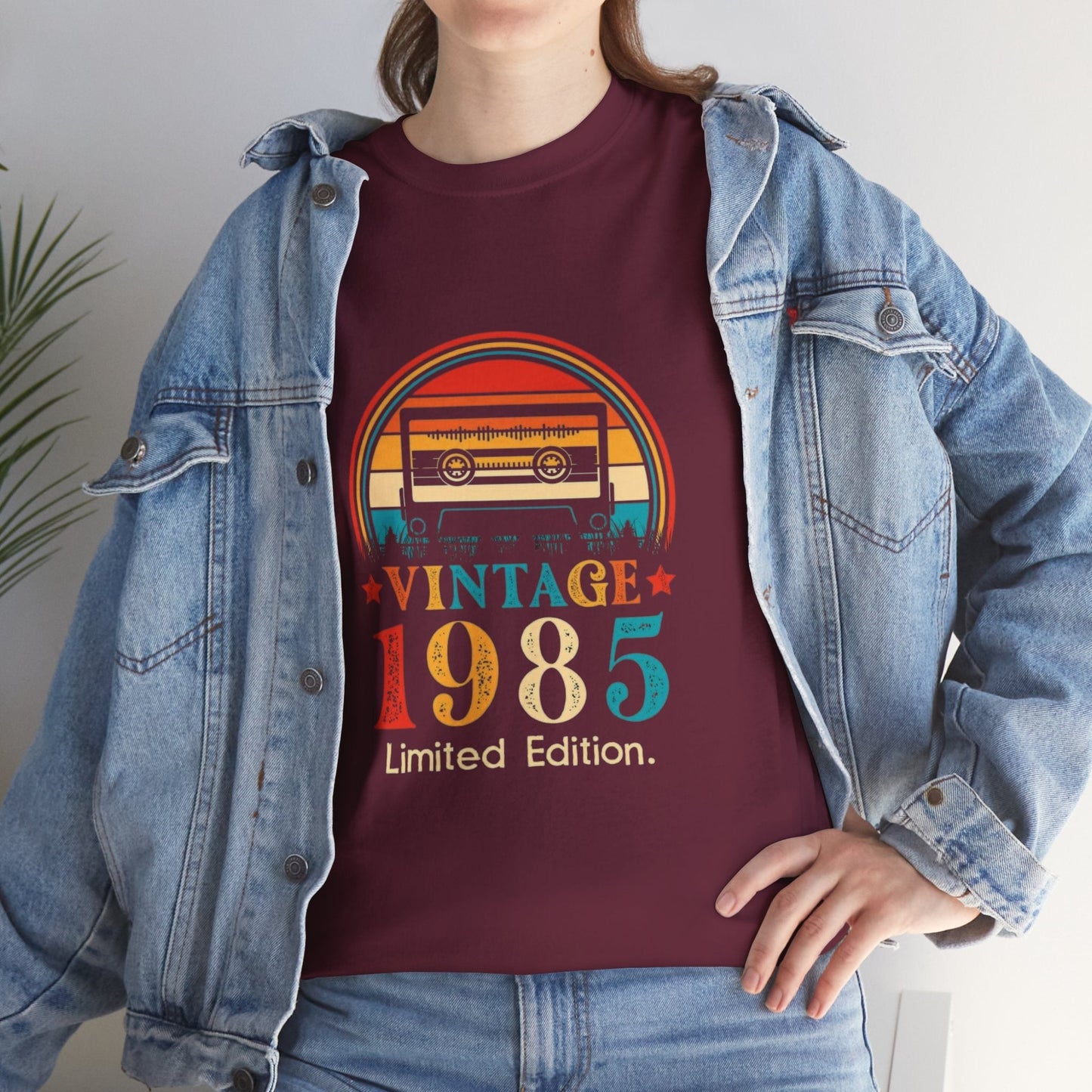 Vintage 1985 Limited Edition Tee Unisex Heavy Cotton Tee