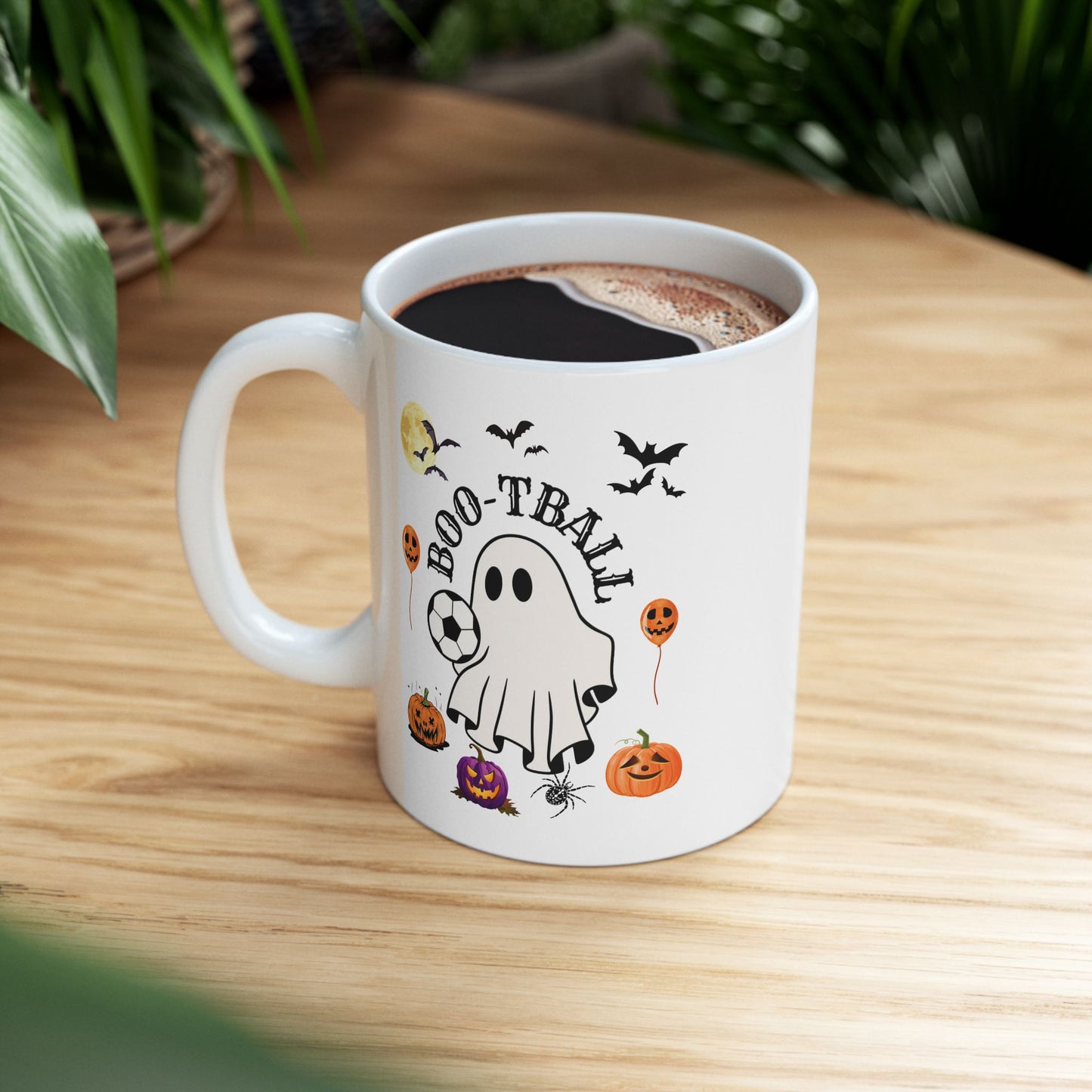 Boo-Tball Mugs, Halloween Mugs