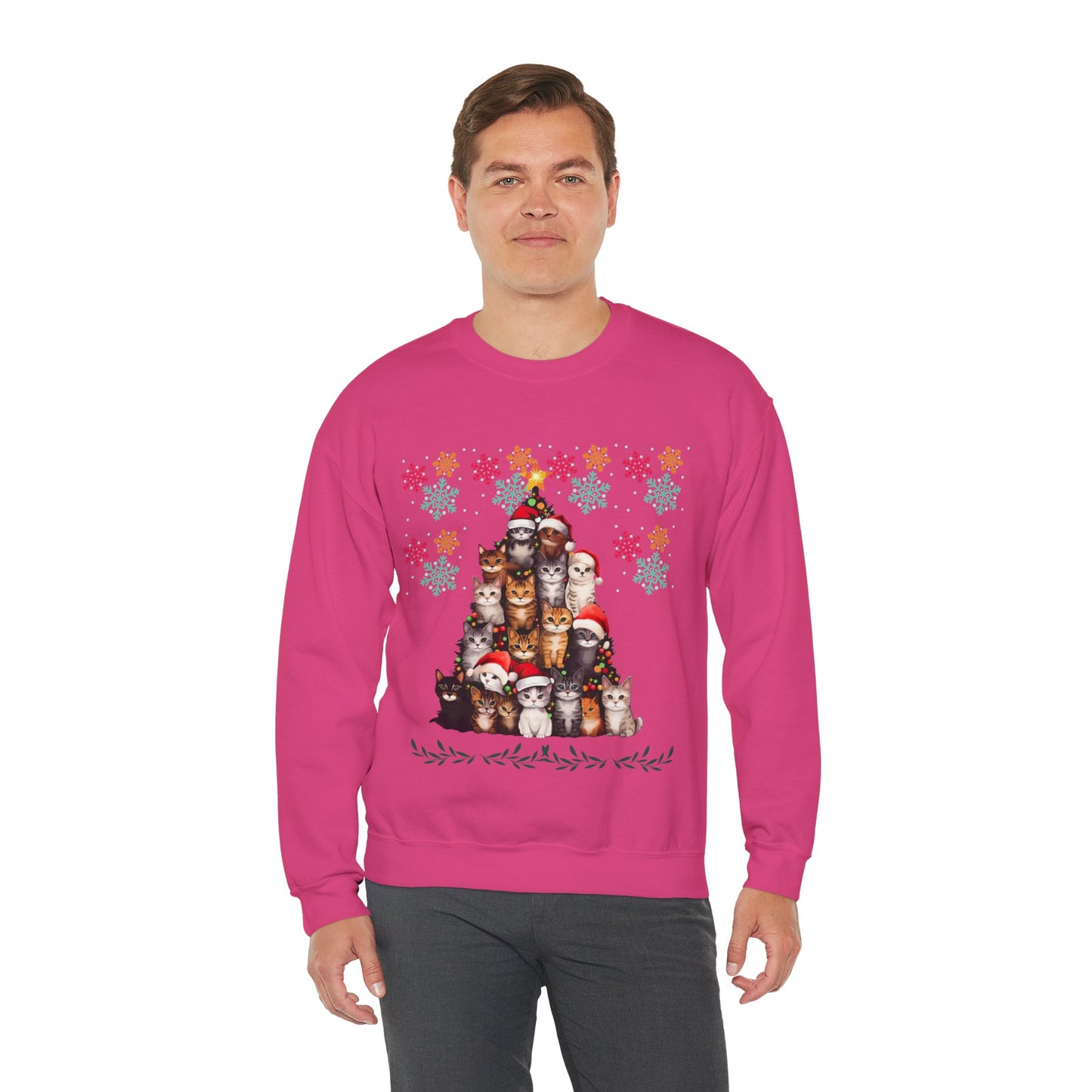 Funny Cats Christmas Sweatshirt