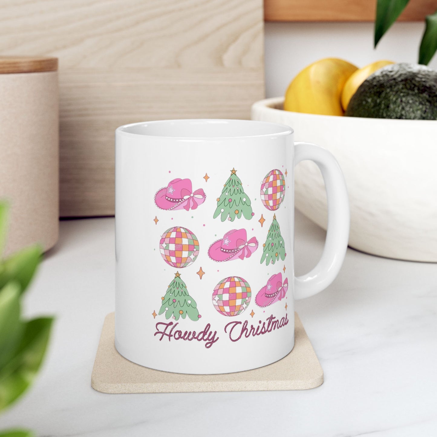 Howdy Christmas Mugs