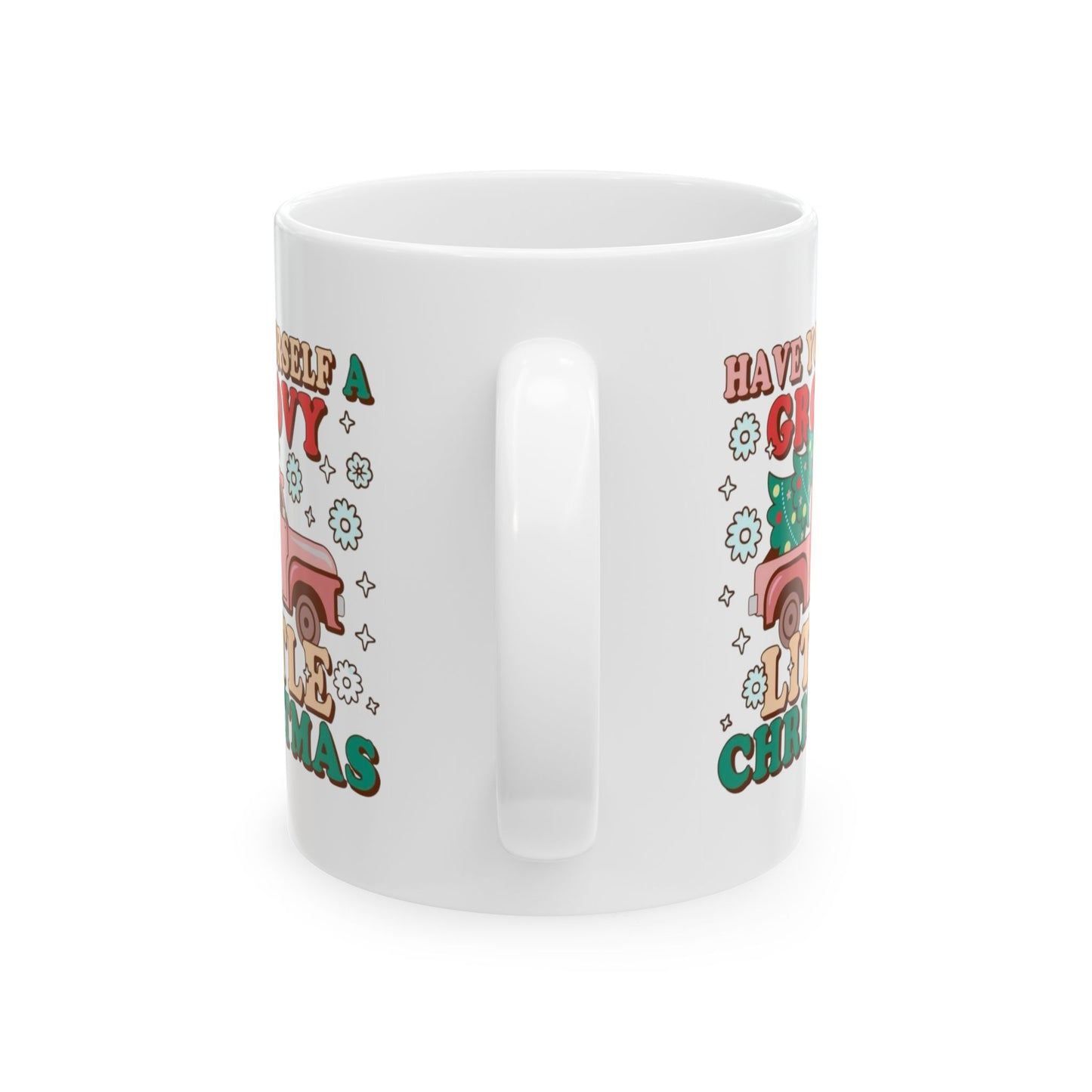 Have yourself Groovy Little Christmas Mugs