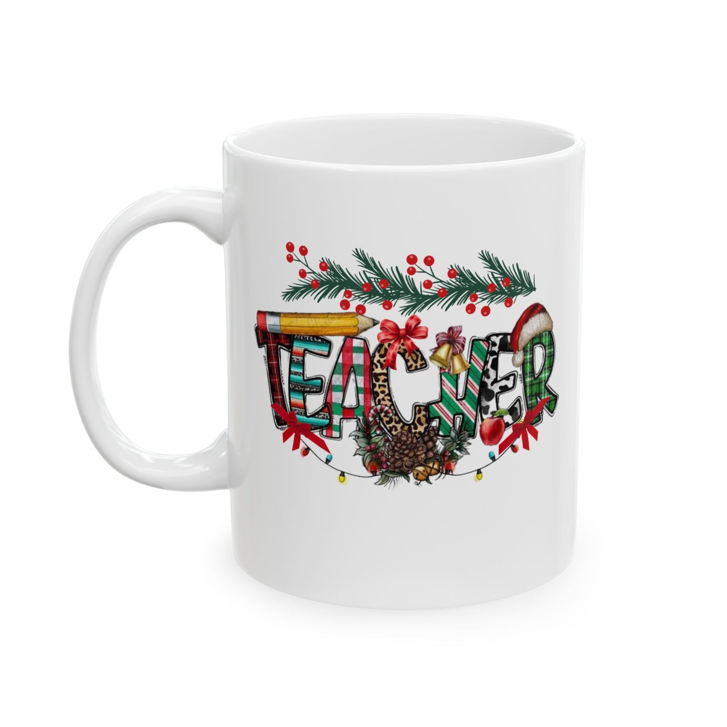 Teacher Christmas Mugs