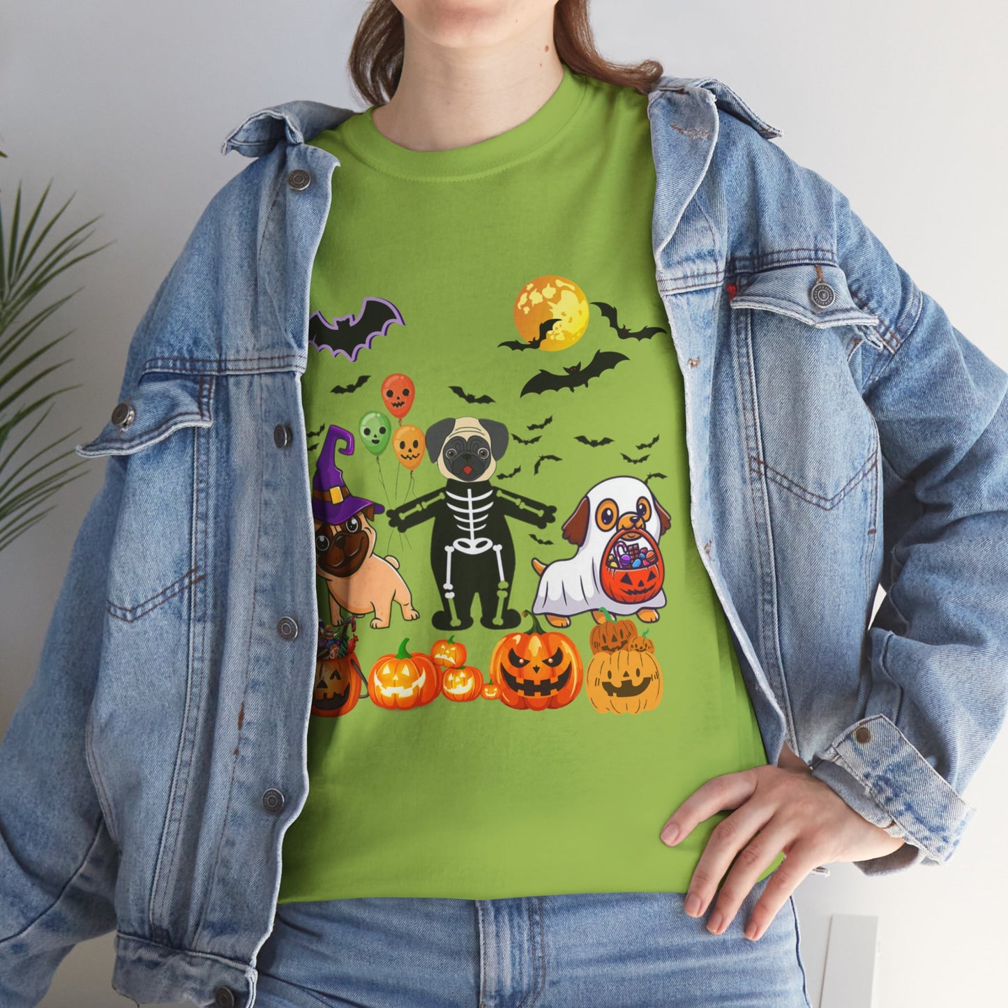 Spooky Season Ghost Dogs Halloween Pumpkin Tshirt, Halloween Dog T-Shirt, Ghost Dog Tee, Pumpkin Shirt, Cute Dogs Tees, Animal Lovers Gift