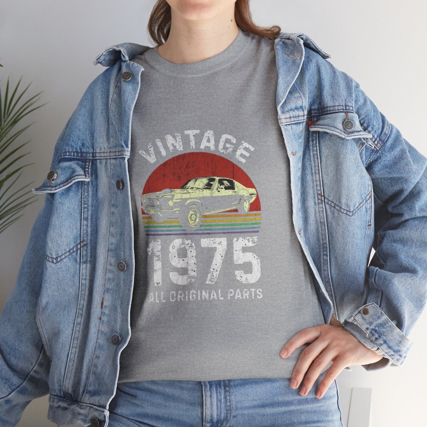 Vintage 1975 Graphic Unisex Heavy Cotton Tee